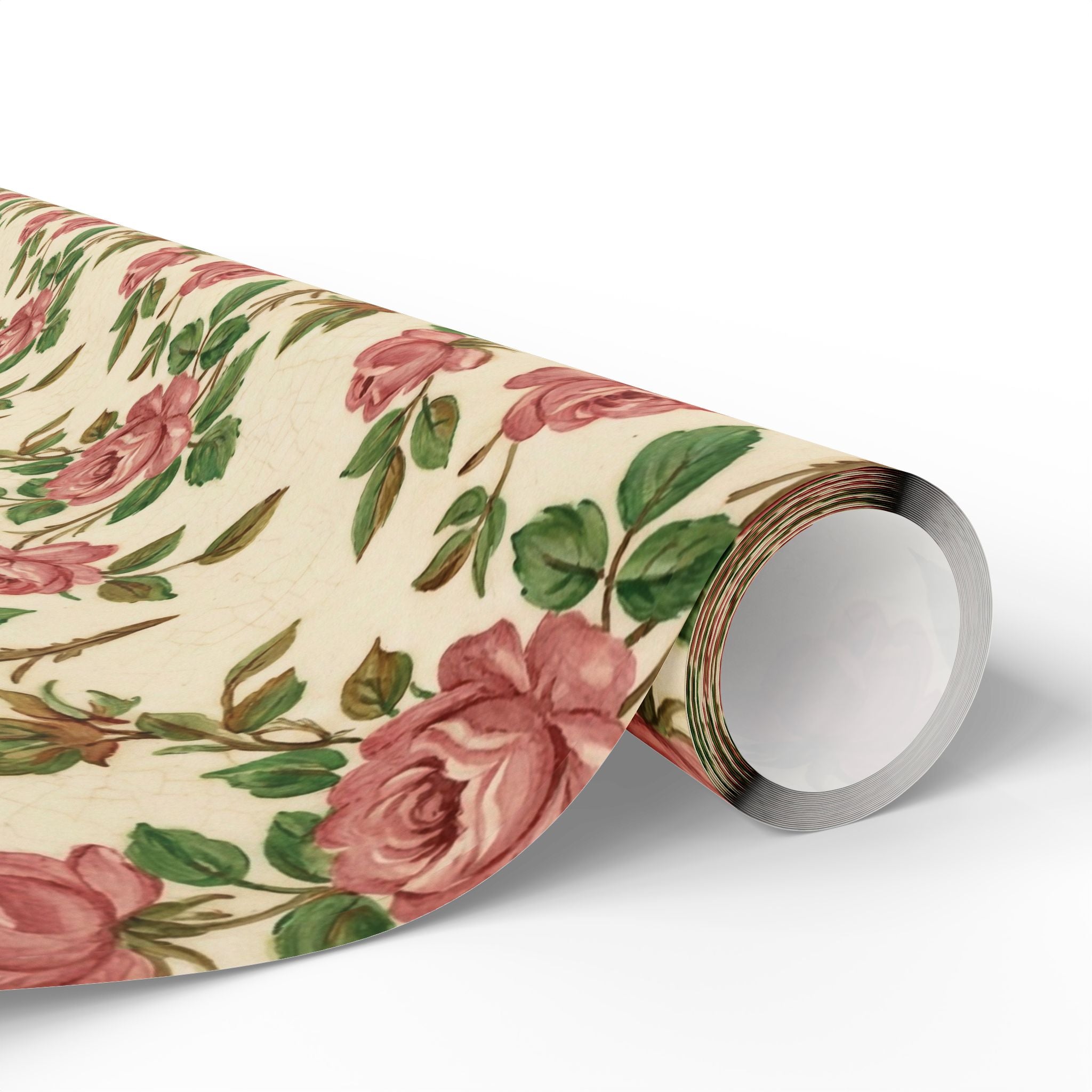 Franciscan Roses Gift Wrap | Vintage Floral Wrapping Paper for Gifts