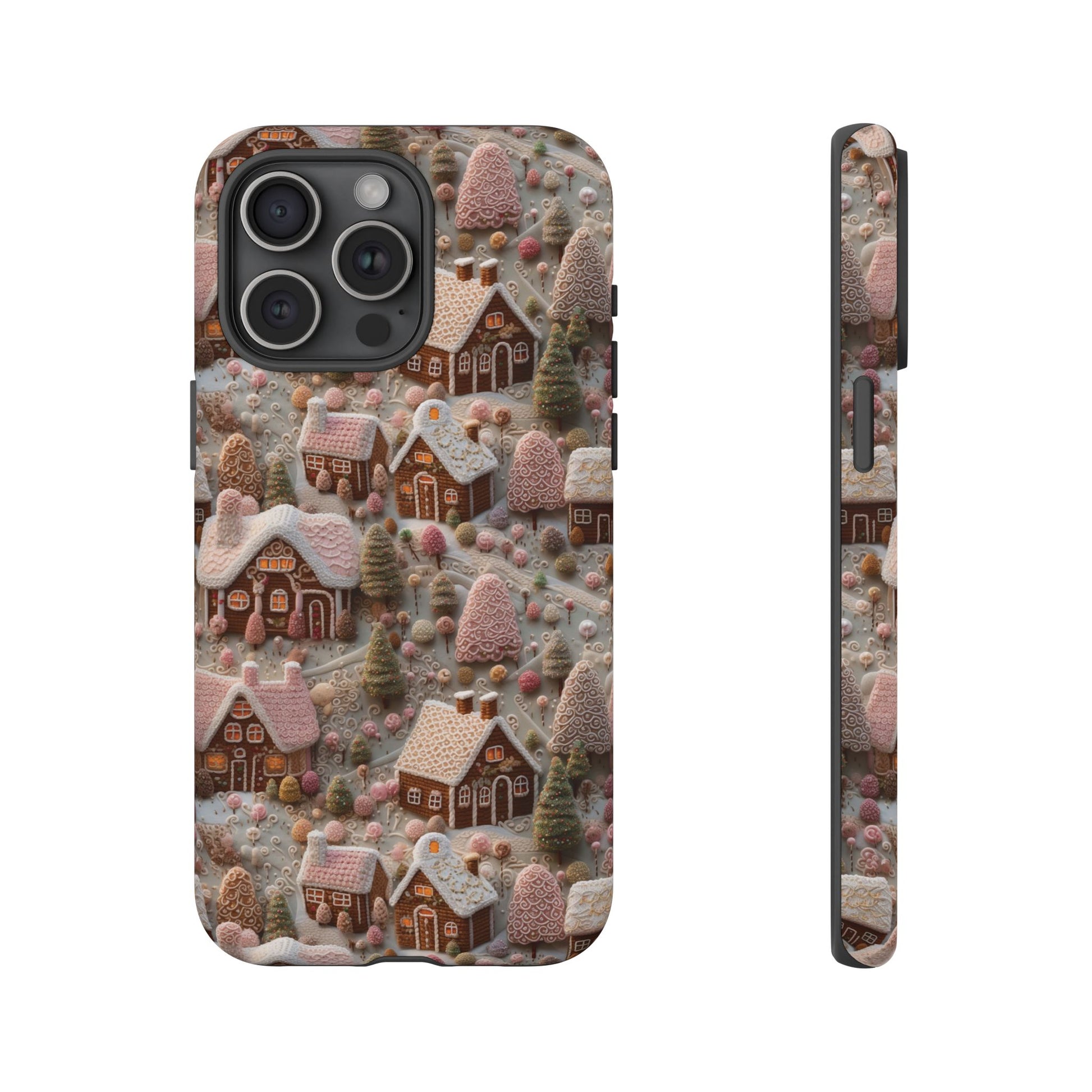 Gingerbread House 3D Phone Case Durable for iPhone Samsung Gift iPhone 15, 14, 13 Samsung Pixel Gift for Mom Accessory Gift for Her
