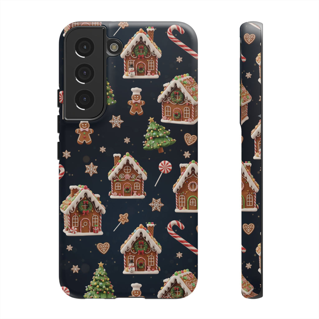 3D Gingerbread House Christmas Phone Case | Premium Holiday Gift Cover for iPhone 17, iPhone, and Samsung Galaxy Gift for Her or Him