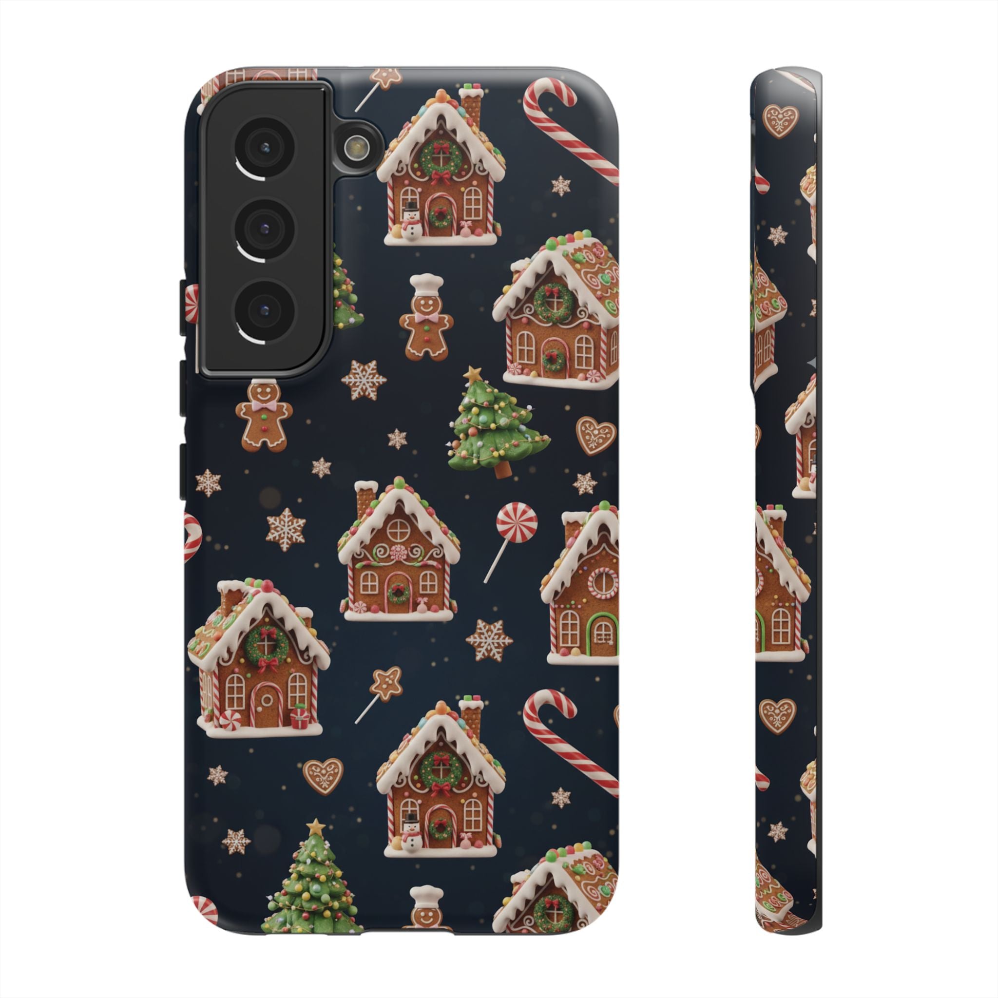 3D Gingerbread House Christmas Phone Case | Premium Holiday Gift Cover for iPhone 17, iPhone, and Samsung Galaxy Gift for Her or Him