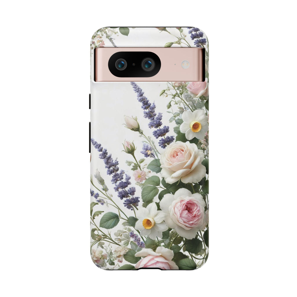 Boho Floral Fall Phone Case for iPhone 17,16  21 23 Samsung, and Pixel | Stylish Protective Cover Gift for Her Perfect for Floral Lover
