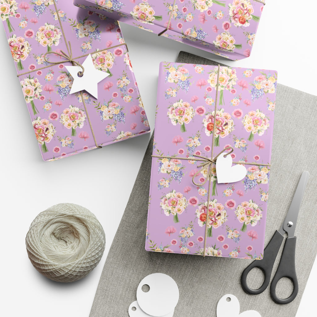 Lavendar Floral Bouquets for Weddings, Birthdays, and All Occasions | Premium Fresh Flowers Gift Wrap | Perfect Gift for Every Celebration | Mother's Day Gift for Her - MRSBYVALLE