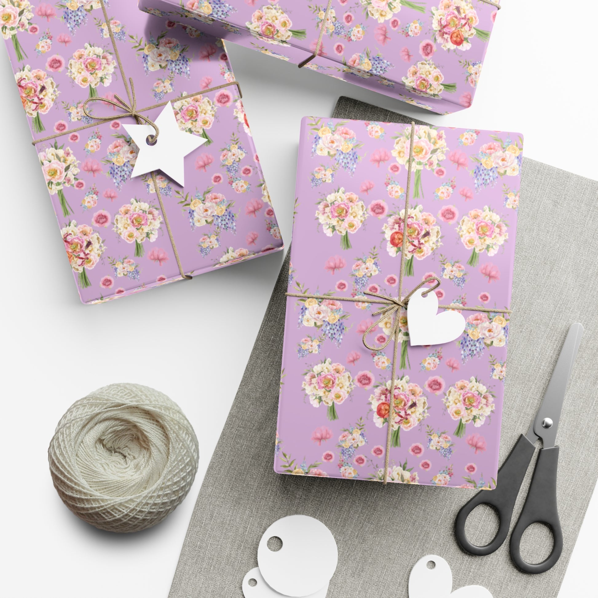 Lavendar Floral Bouquets for Weddings, Birthdays, and All Occasions | Premium Fresh Flowers Gift Wrap | Perfect Gift for Every Celebration | Mother's Day Gift for Her - MRSBYVALLE