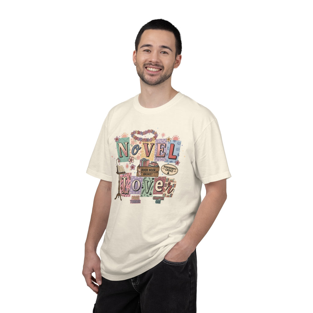 Novel Lover Reader T-Shirt — Book Lover Tee for Her Romantic