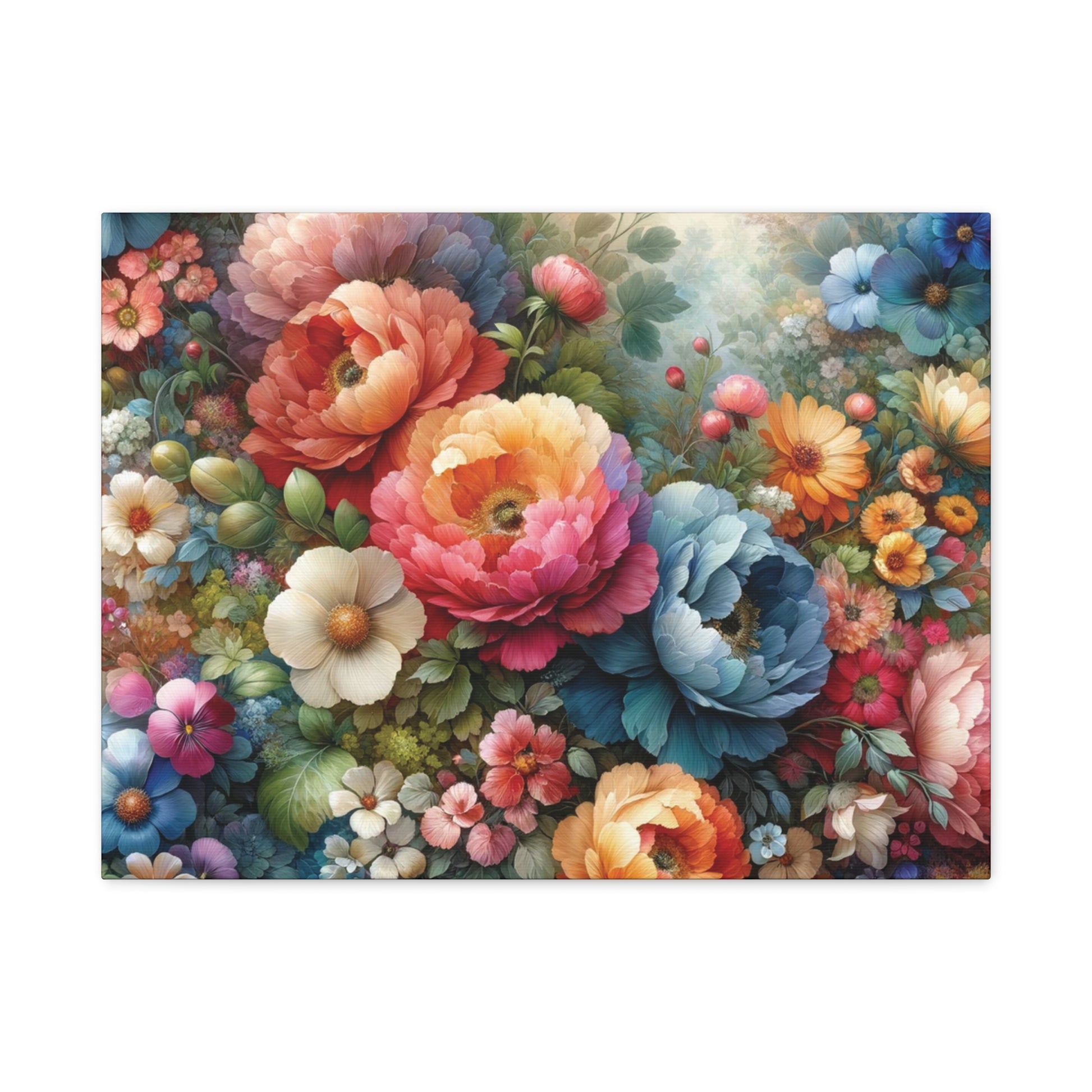 Timeless Floral Elegance High-Quality Matte Canvas Art, Ready to Hang Perfect for Home Decor, Mother's Day, Birthday Gift, Housewarming New House Decor.