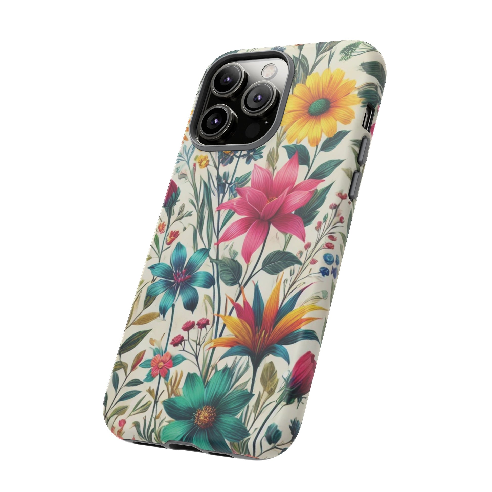 Wildflowers Boho Chic Design Phone Case - Stylish, Protective Cover for All Models Gift for Mom Accessory Gift for Her