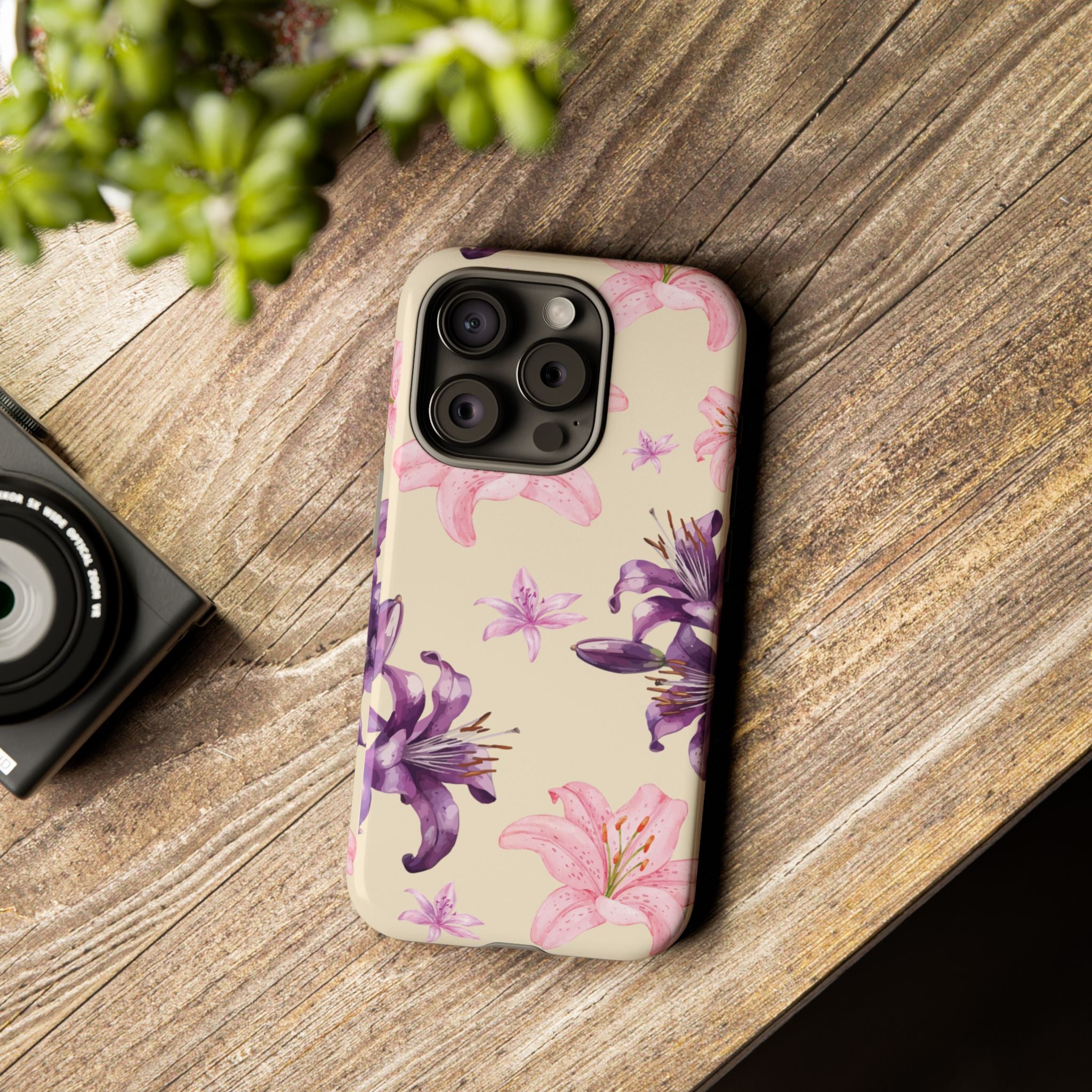 Blooming Tiger Lily Phone Case - Compatible with iPhone, Samsung, and Pixel | Stylish Protective Cover Gift for Her Perfect for Floral Lover