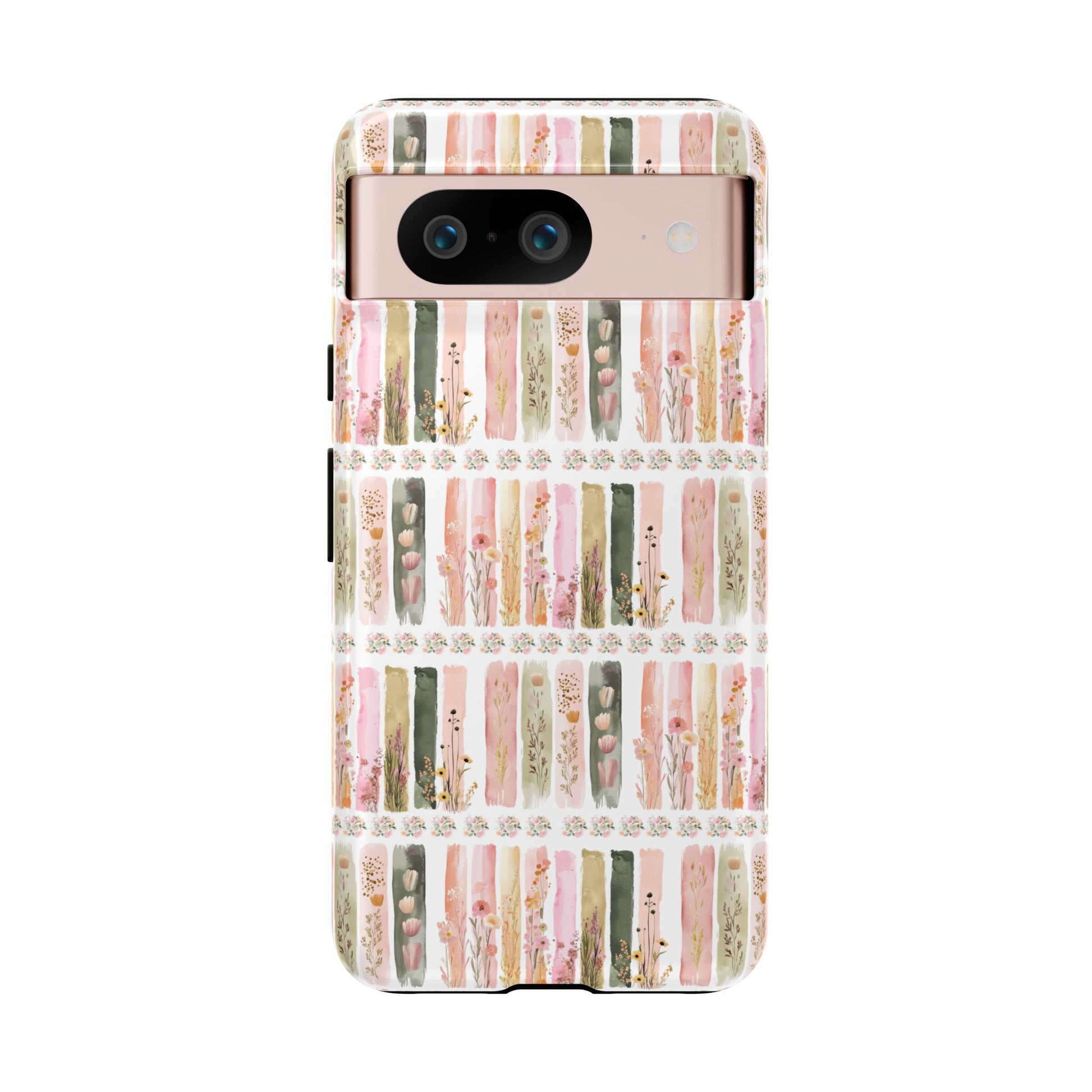 Pastel Brushstroke Floral Phone Case Soft Illusion Flower Design, Aesthetic Protective Cover, Feminine Style, Cute Gift for Her, Fits Most Models