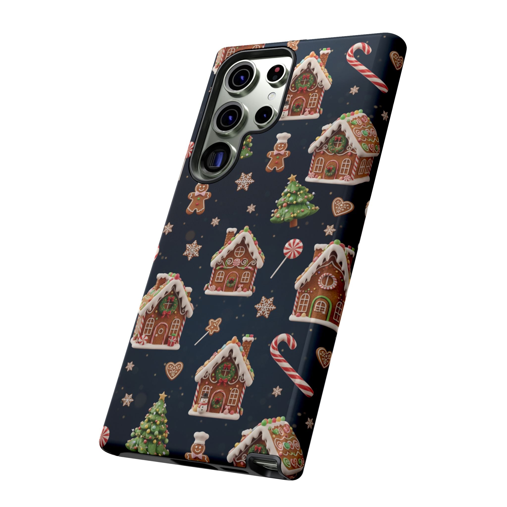 3D Gingerbread House Christmas Phone Case | Premium Holiday Gift Cover for iPhone 17, iPhone, and Samsung Galaxy Gift for Her or Him