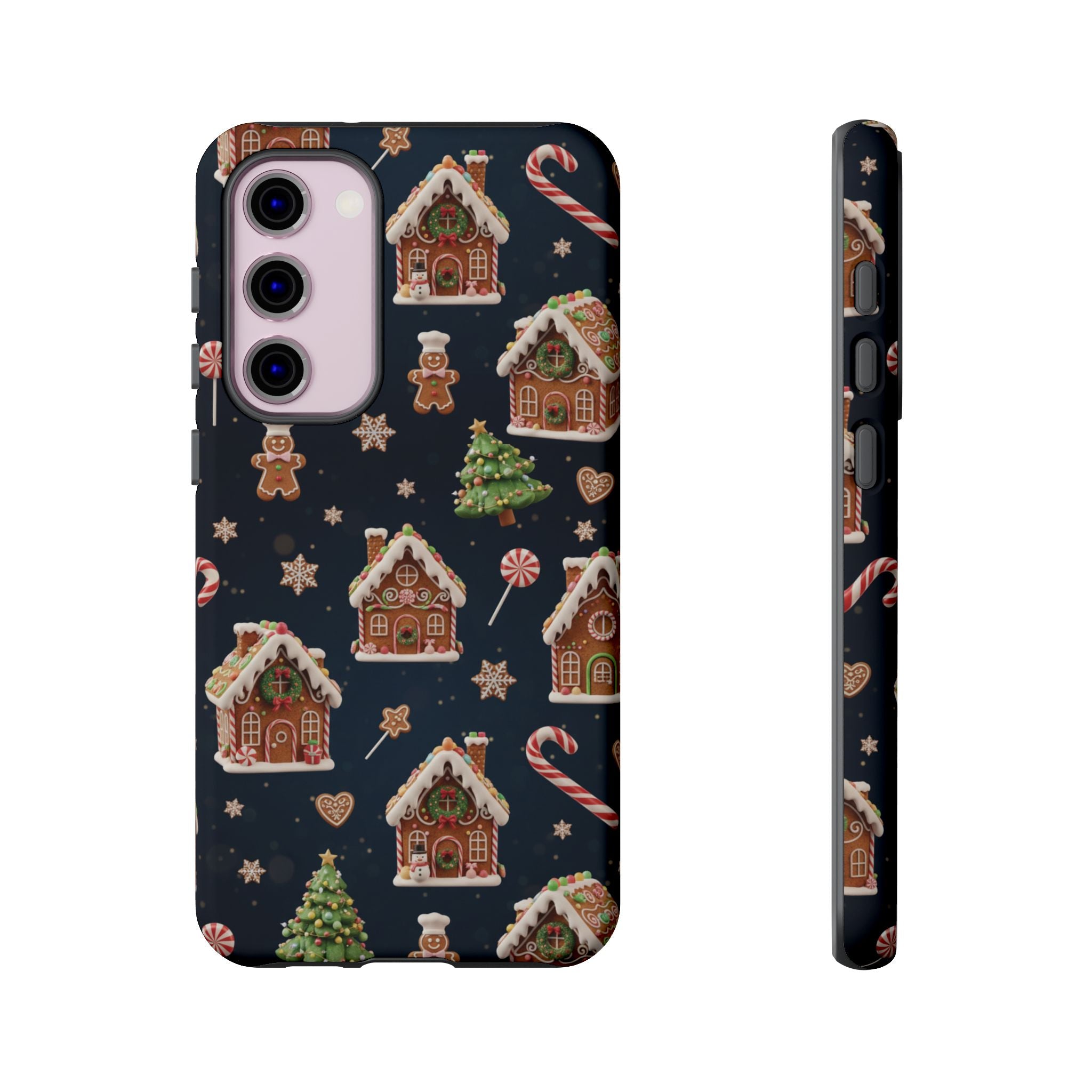 3D Gingerbread House Christmas Phone Case | Premium Holiday Gift Cover for iPhone 17, iPhone, and Samsung Galaxy Gift for Her or Him