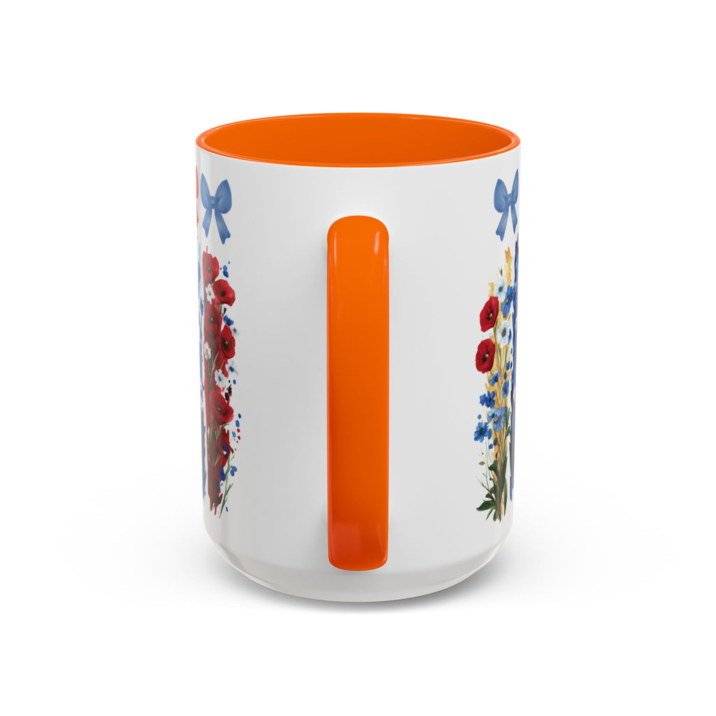 Brushstroke floral With Bows| Christian Mug with Bible Verse | Inspirational Gift for Christians | 11oz and 15oz Ceramic Coffee Mug Cozy Spring Mornings