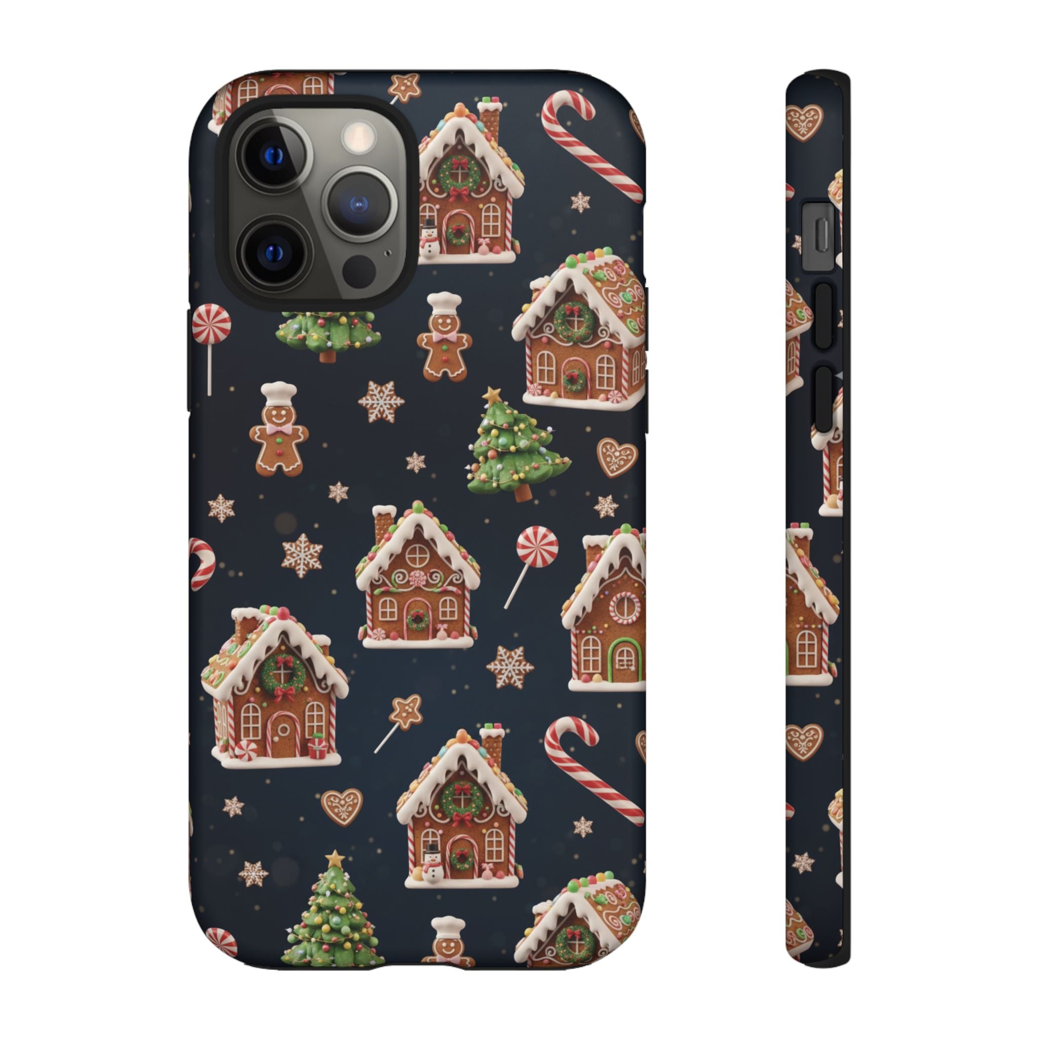 3D Gingerbread House Christmas Phone Case | Premium Holiday Gift Cover for iPhone 17, iPhone, and Samsung Galaxy Gift for Her or Him