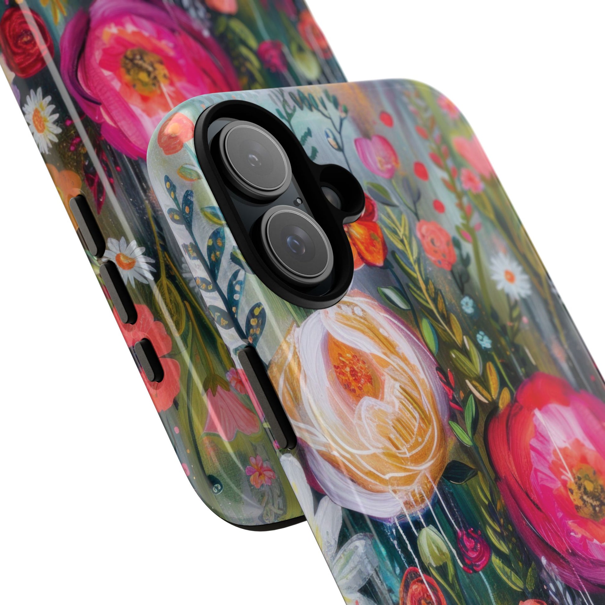 Watercolor Boho Floral Phone Case for iPhone 16 15 14 13 12  21 23 Samsung, and Pixel | Stylish Protective Cover Gift for Her Perfect for Floral Lover