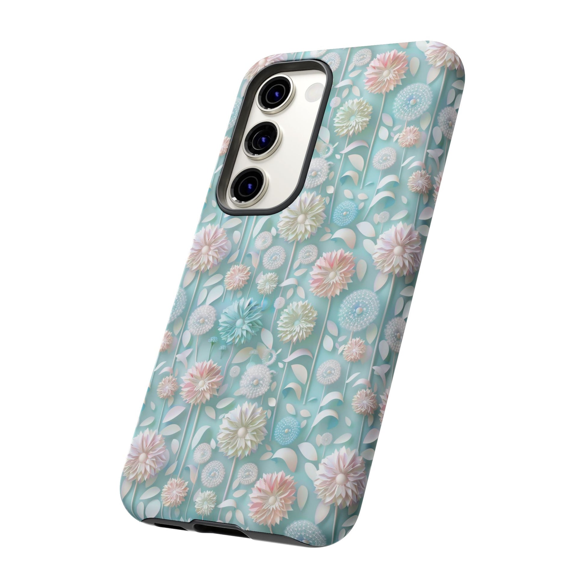 Pastel Floral Phone Case for iPhone & Samsung | Elegant and Slim Design with Shockproof Protection | Durable, Scratch-Resistant, and Lightweight | Stylish Accessory
