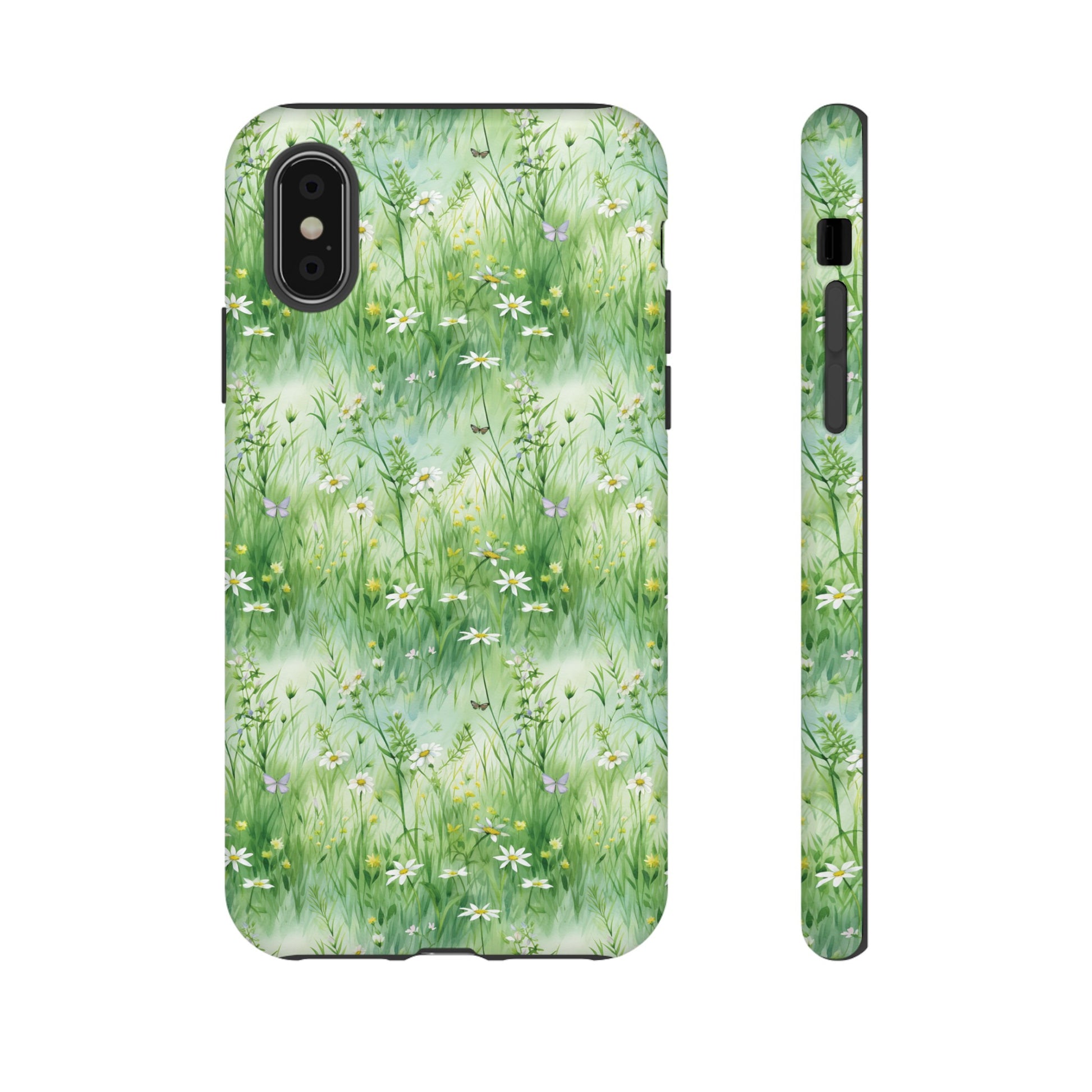 Beautiful Watercolor Grassing Daisy Boho Chic Design Phone Case Protective Cover for All Models Gift for Mom Accessory Gift for Her