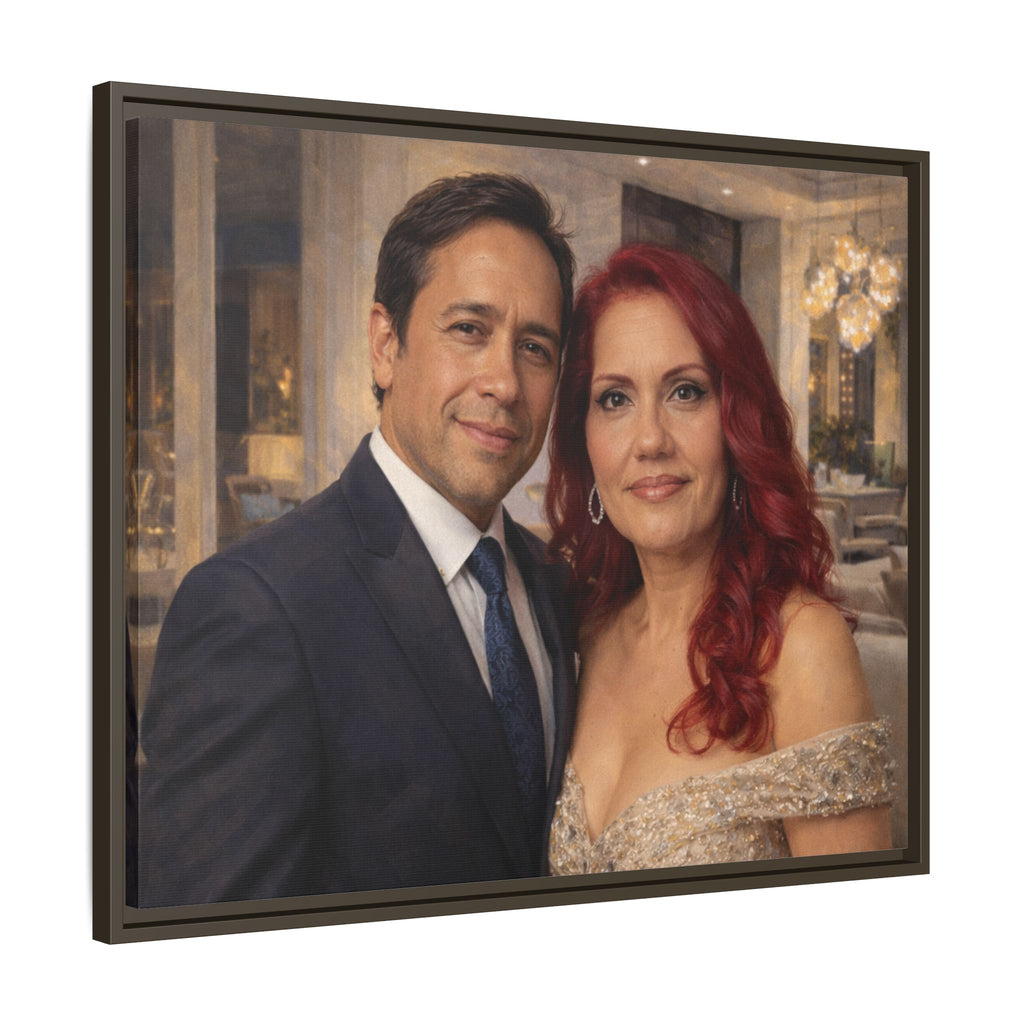 Custom Oil Painting Illusion Canvas – Luxury Portrait Art
