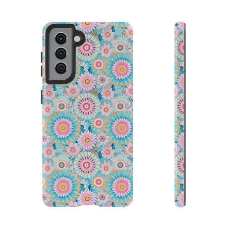 Boho Modern Watercolor Abstract Phone Case Compatible with iPhone, Samsung & More - Stylish, Durable Protection with Vibrant Artistic Design Perfect Gift for Her