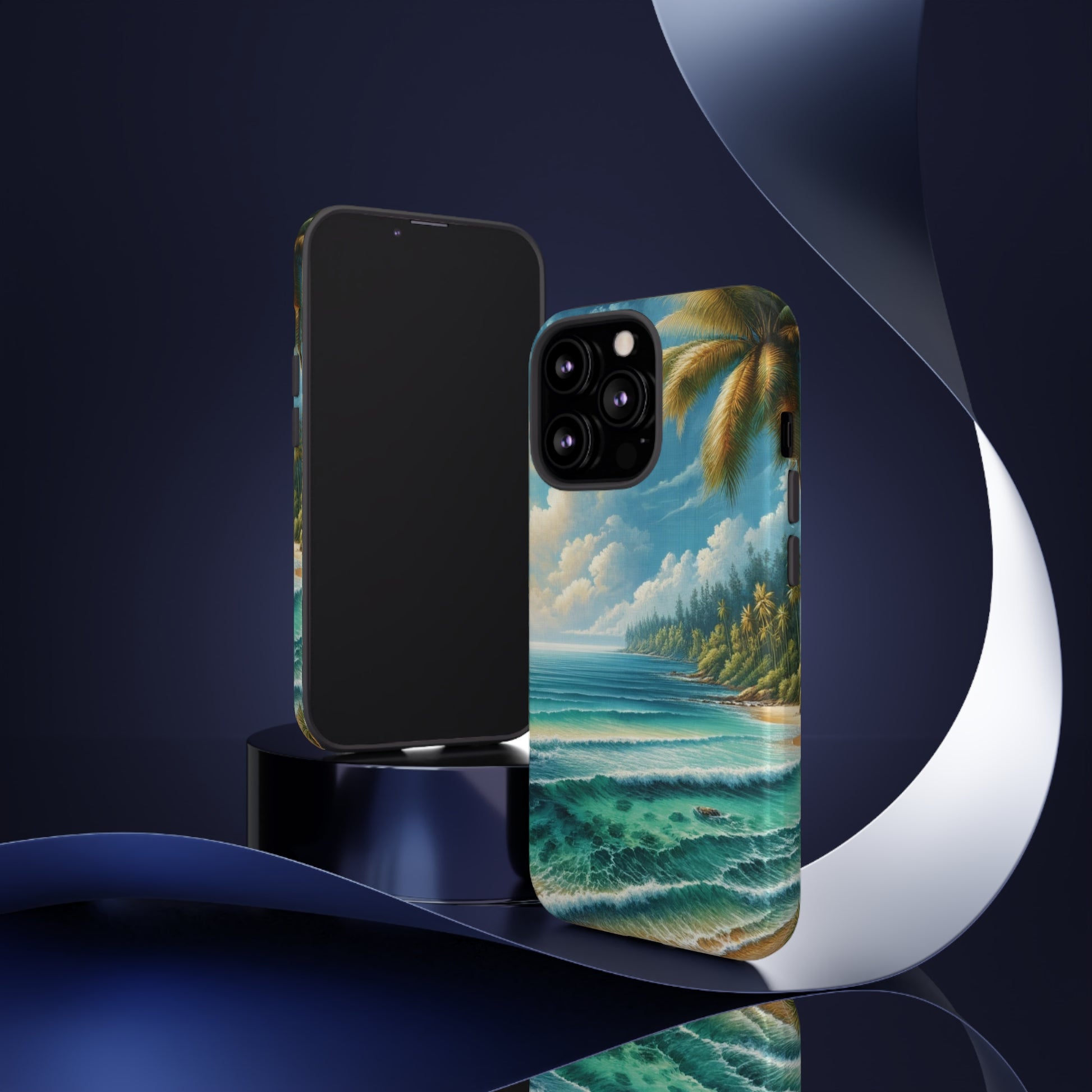 Coastal Serenity Ocean Beach View Protective Phone Case Gift for Her Phone 15, Samsung iPhone Samsung Gift for Her Case iPhone 15, Samsung iPhone Samsung Accessory Gift for Her.