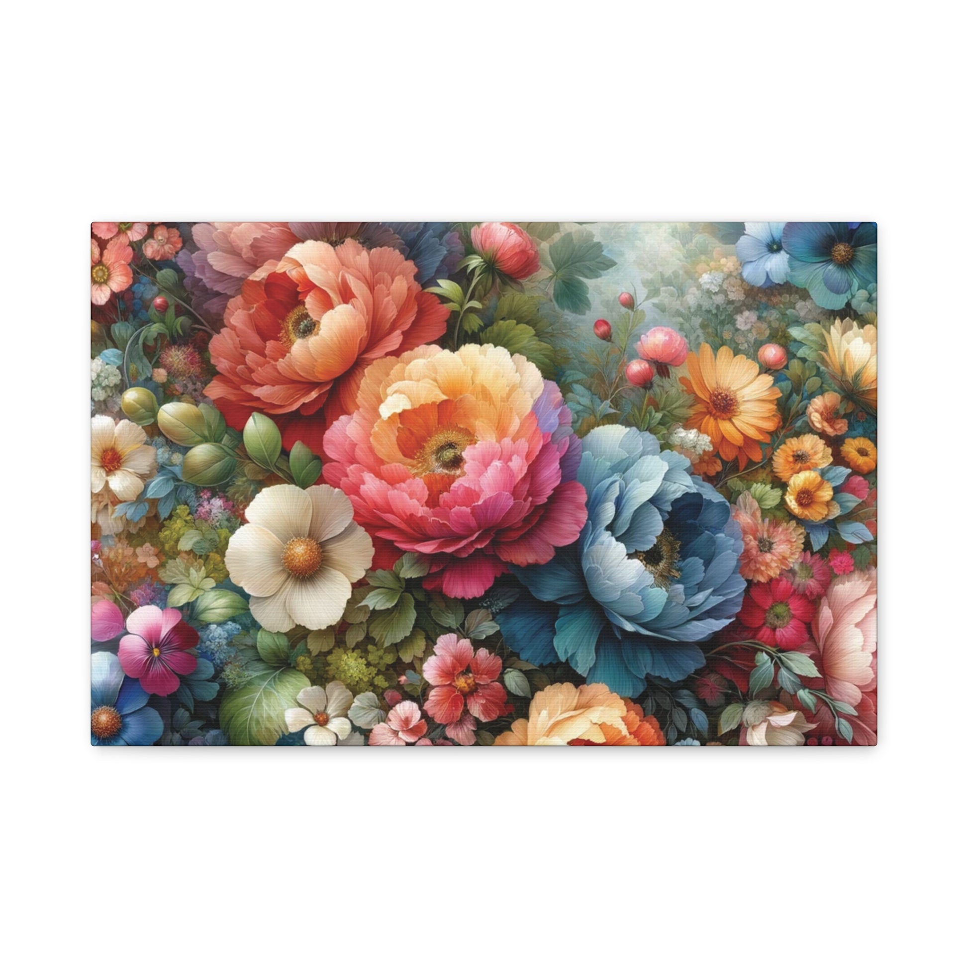 Timeless Floral Elegance High-Quality Matte Canvas Art, Ready to Hang Perfect for Home Decor, Mother's Day, Birthday Gift, Housewarming New House Decor.