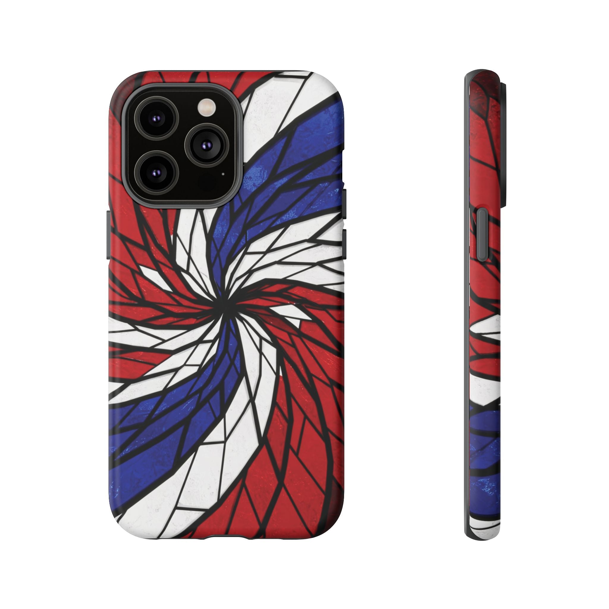 Patriotic Red White & Blue Phone Case – USA Flag Design, Independence Day Gift, Protective Cover for iPhone, Samsung, Pixel