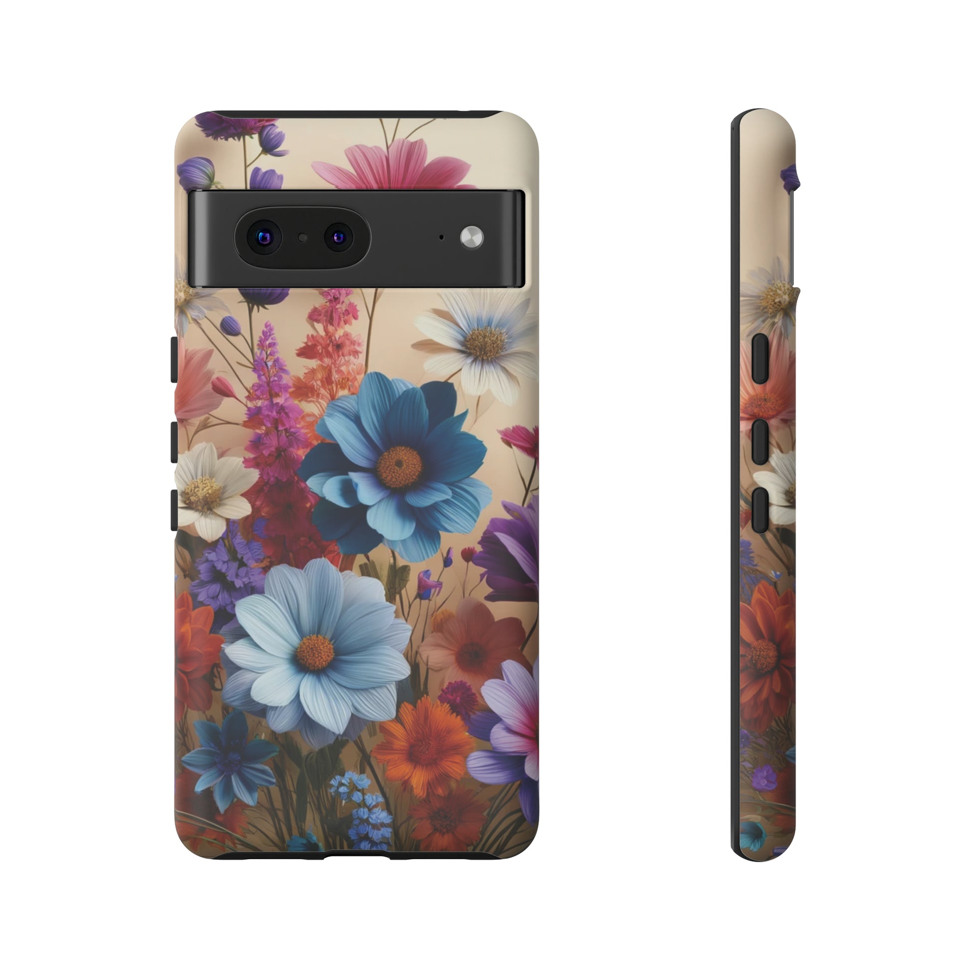 Best Phone Case Floral 3D Illusion Luxury Tough Case Floral Elegant Durable Stylish for Modern Devices iPhone 15, Samsung iPhone Samsung Accessory Gift for Her.