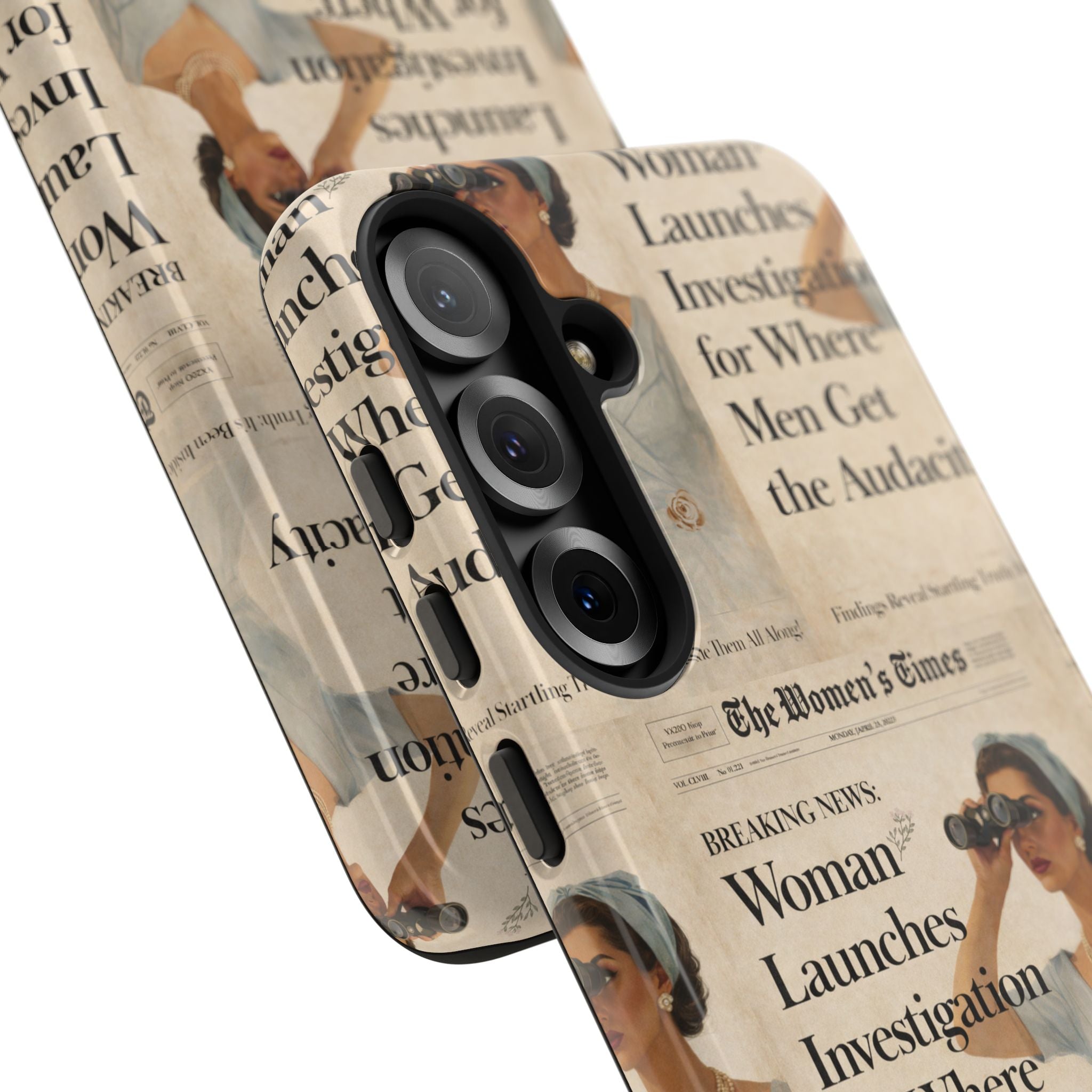 Funny Vintage Sarcastic Women Phone Case | Retro Sarcasm Text Design