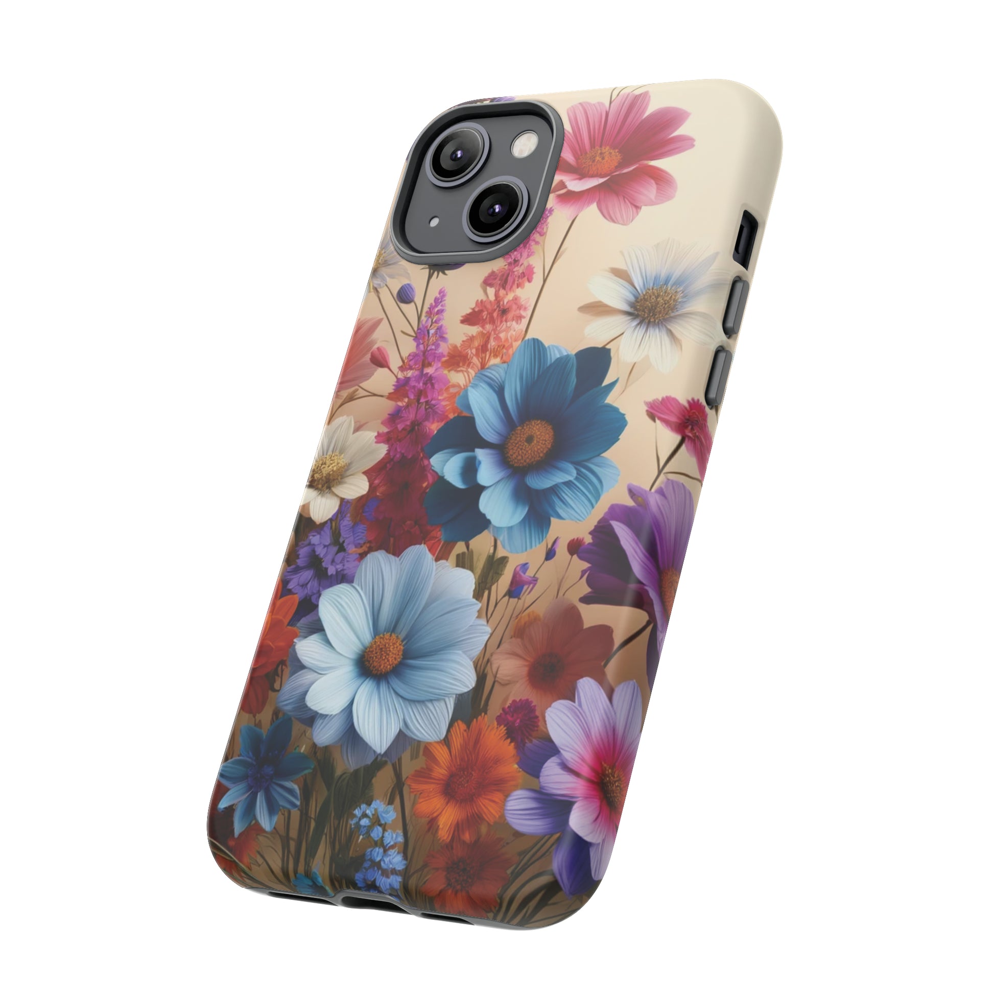 Best Phone Case Floral 3D Illusion Luxury Tough Case Floral Elegant Durable Stylish for Modern Devices iPhone 15, Samsung iPhone Samsung Accessory Gift for Her.