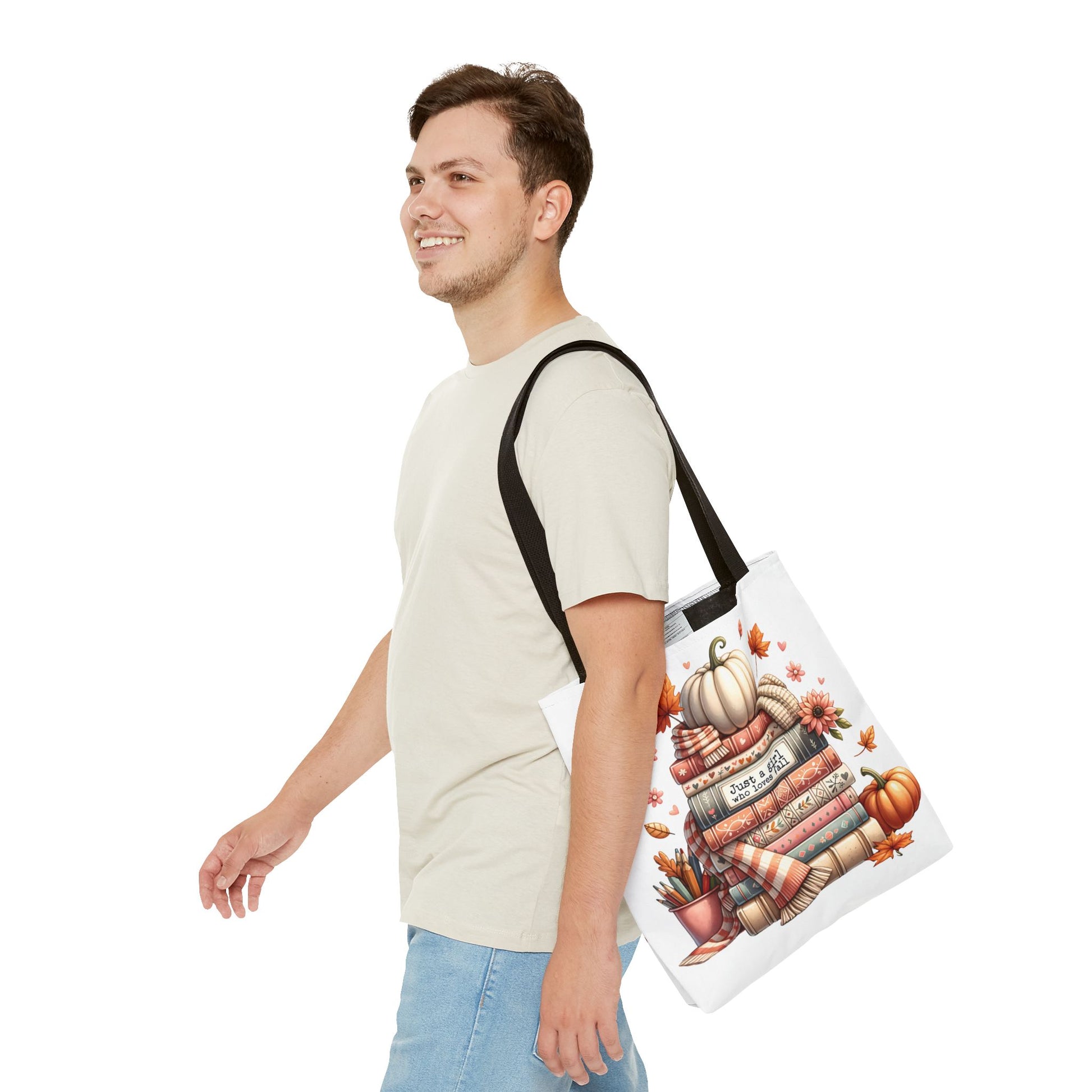 Fall Books Tote Bag - Autumn Accessory for Book Lovers - MRSBYVALLE