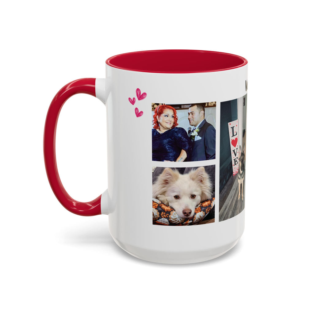 Personalized Photo Collage Coffee Mug, Custom Image Gift for Mom, Mother's Day Present, Colorful 15oz Cup, Birthday Mug, Custom Picture Mug Perfect Giift