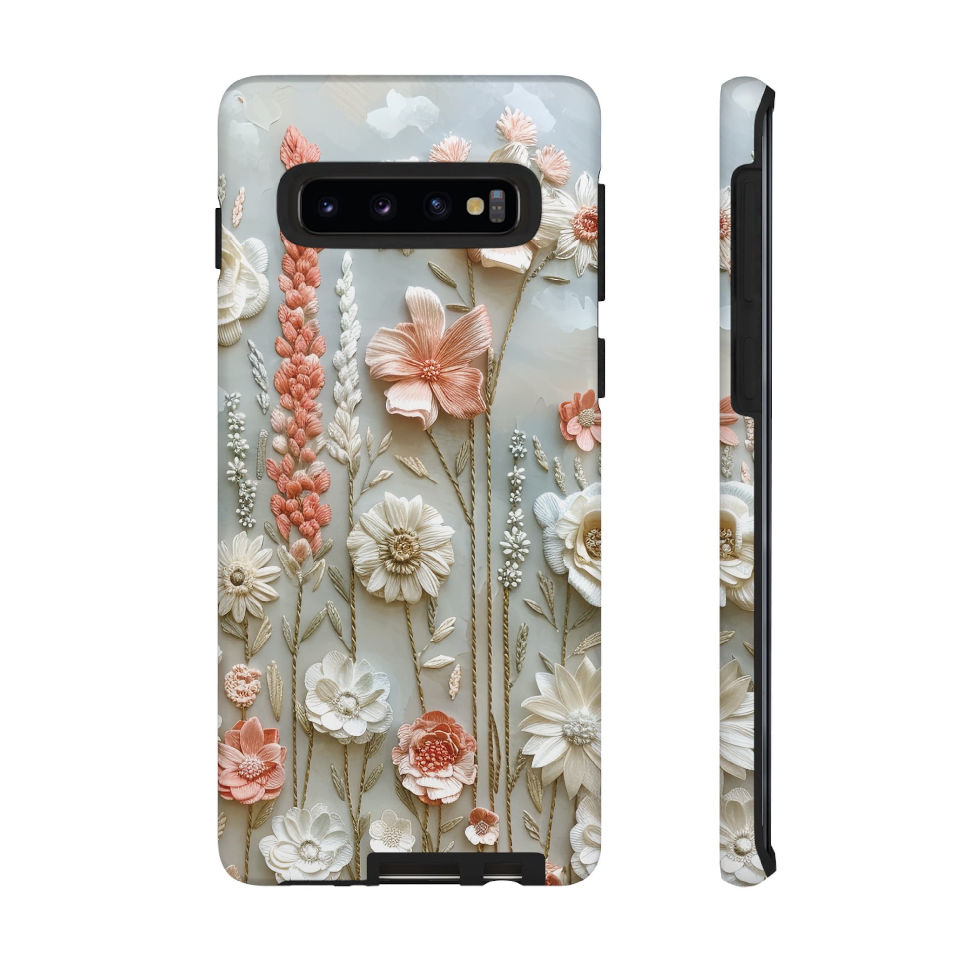 Pastel Wildflowers Protective Phone Case Gift for Her Phone 15, Samsung iPhone Samsung Gift for Her Case iPhone 15, Samsung iPhone Samsung Accessory Gift for Her