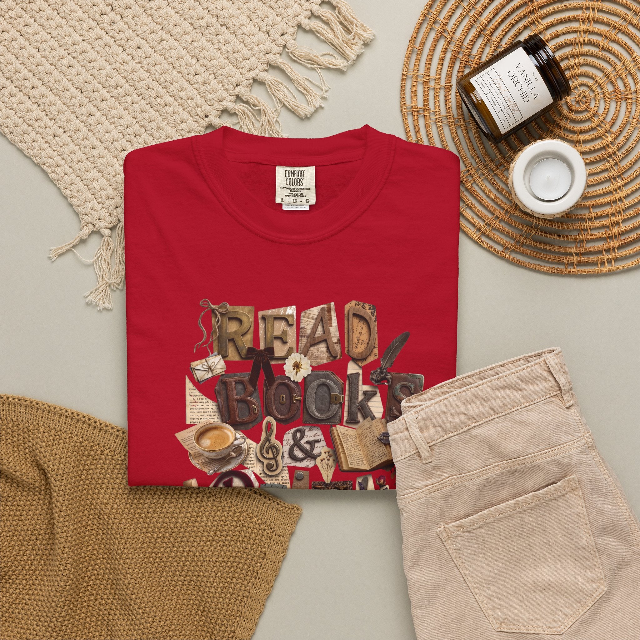 Read Books Drink Coffee T-Shirt | Book Lover Shirt | Coffee Lover Gift | Reader Tee | Bibliophile Shirt | Cozy Reading Aesthetic
