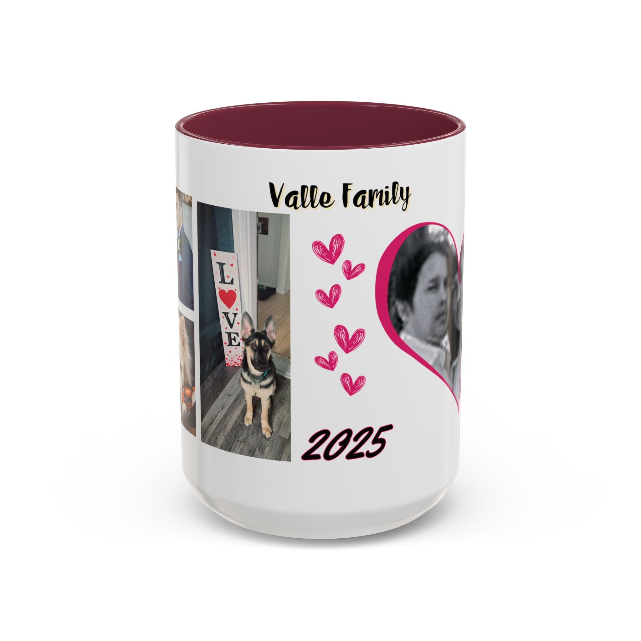 Personalized Photo Collage Coffee Mug, Custom Image Gift for Mom, Mother's Day Present, Colorful 15oz Cup, Birthday Mug, Custom Picture Mug Perfect Giift