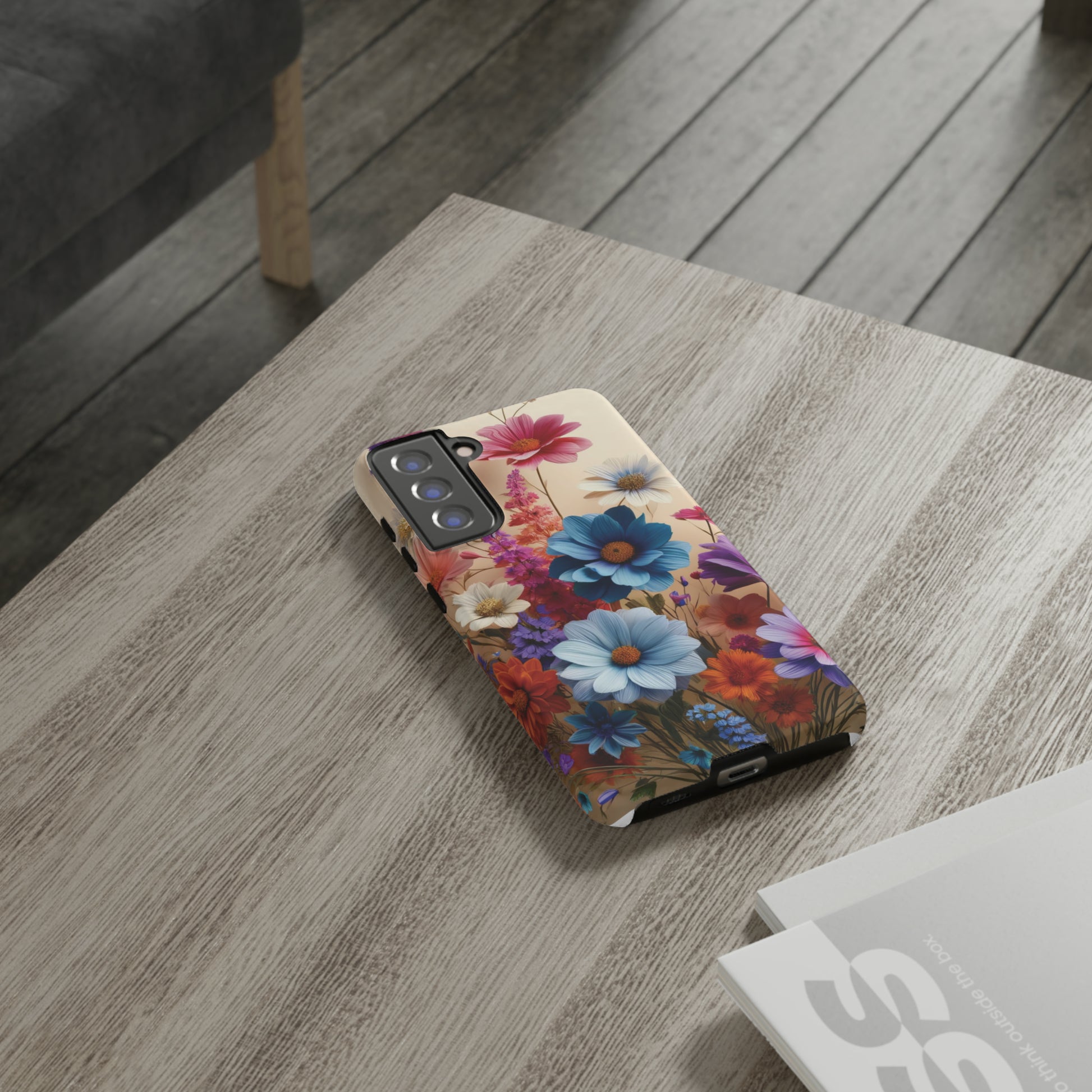 Best Phone Case Floral 3D Illusion Luxury Tough Case Floral Elegant Durable Stylish for Modern Devices iPhone 15, Samsung iPhone Samsung Accessory Gift for Her.