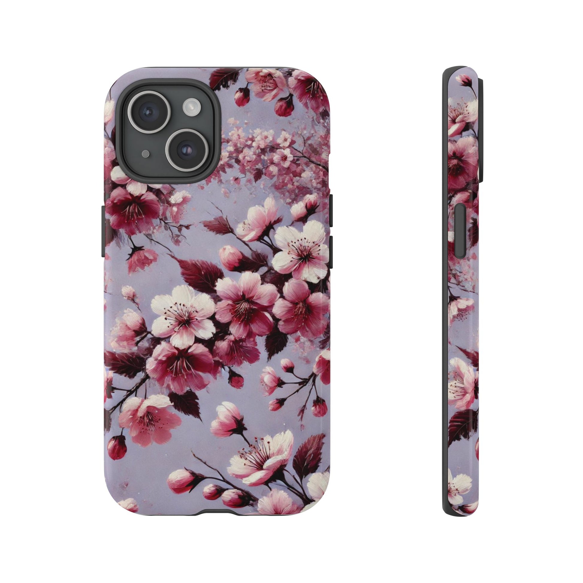 Lavender Floral Fall Phone Case for iPhone 16 pro15 14 13 12  21 23 Samsung, and Pixel | Stylish Protective Cover Gift for Her Perfect for Floral Lover