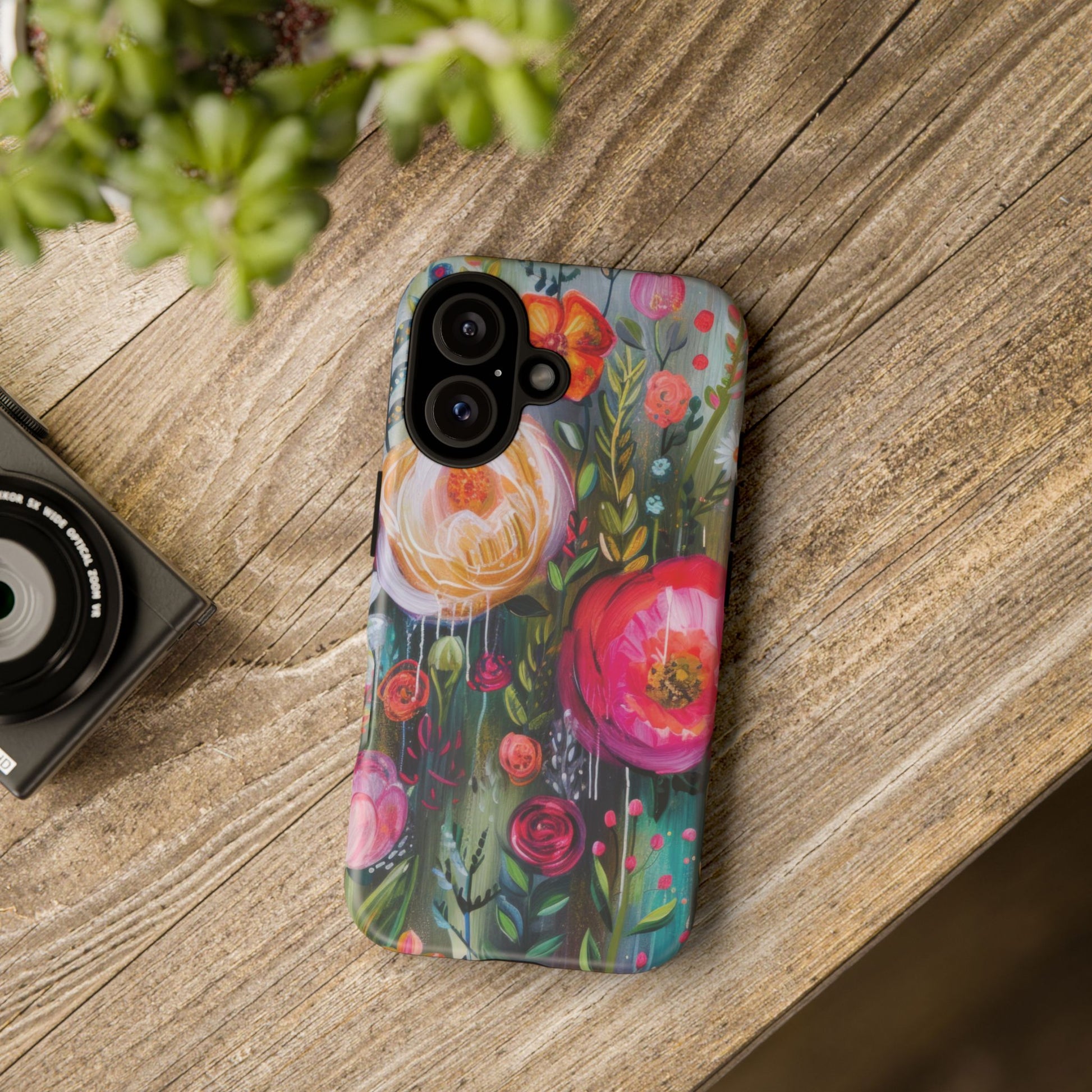 Watercolor Boho Floral Phone Case for iPhone 17 case Samsung, and Pixel | Stylish Protective Cover Gift for Her Perfect for Floral Lover
