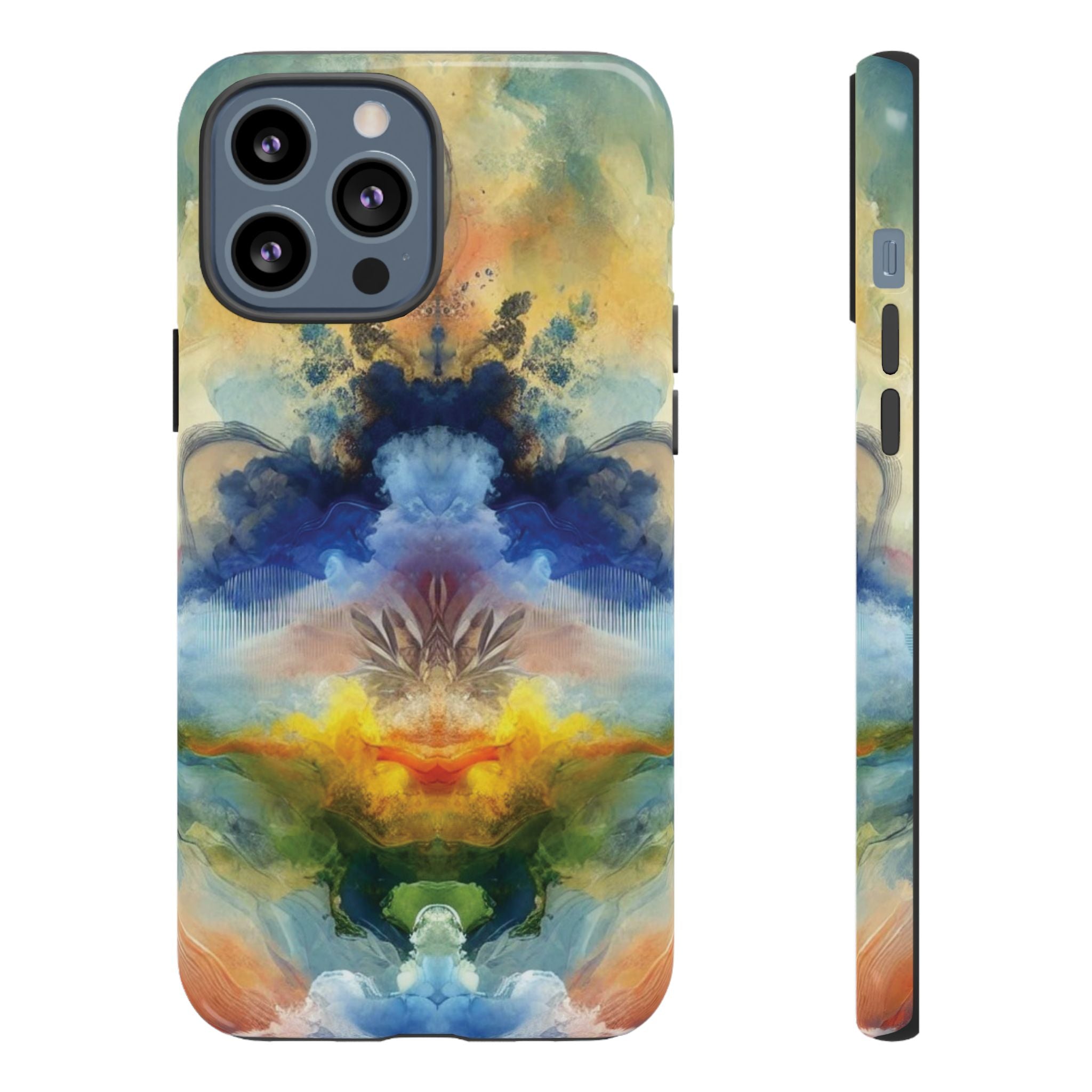 Modern Watercolor Abstract Phone Case Compatible with iPhone, Samsung & More - Stylish, Durable Protection with Vibrant Artistic Design Perfect Gift for Her