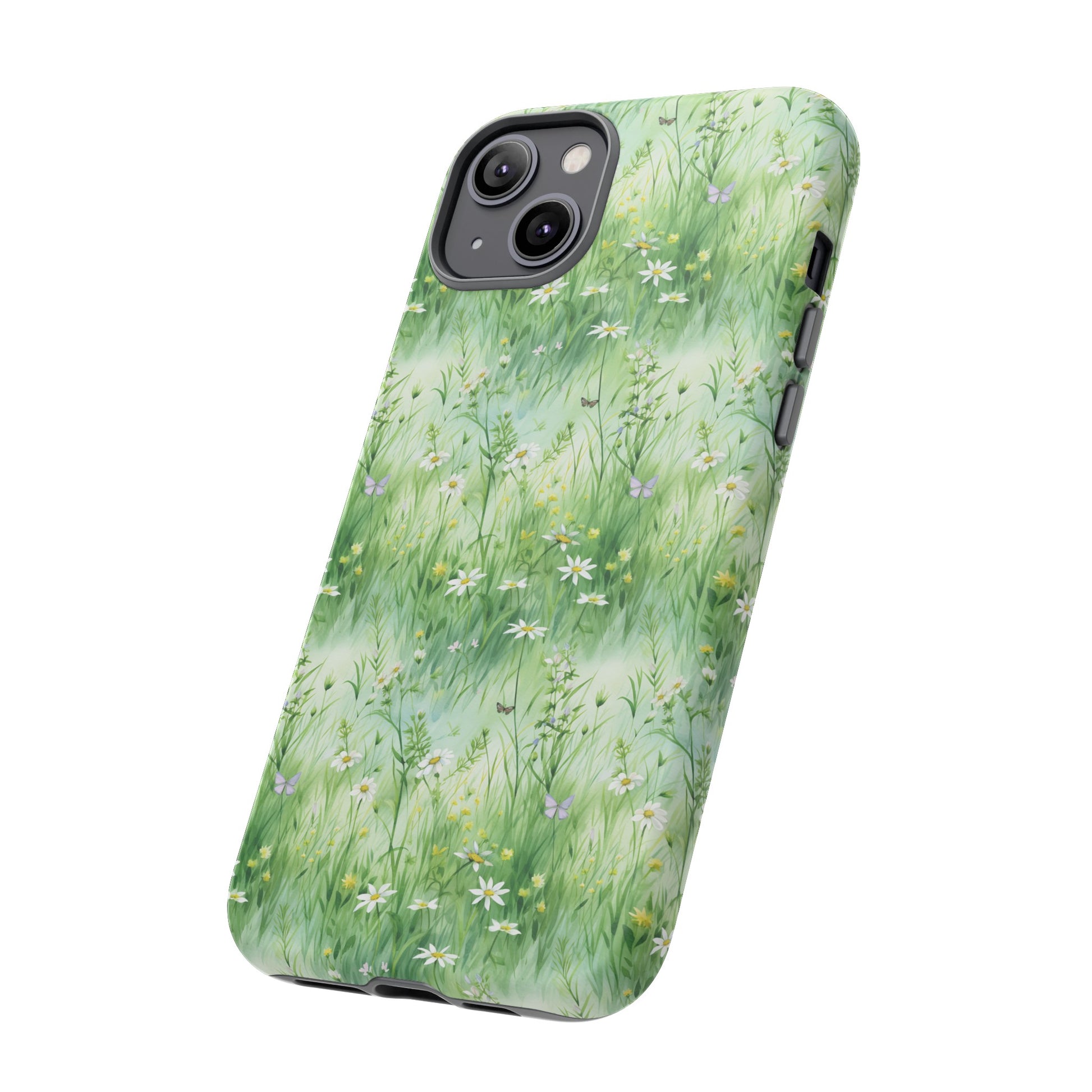 Beautiful Watercolor Grassing Daisy Boho Chic Design Phone Case Protective Cover for All Models Gift for Mom Accessory Gift for Her