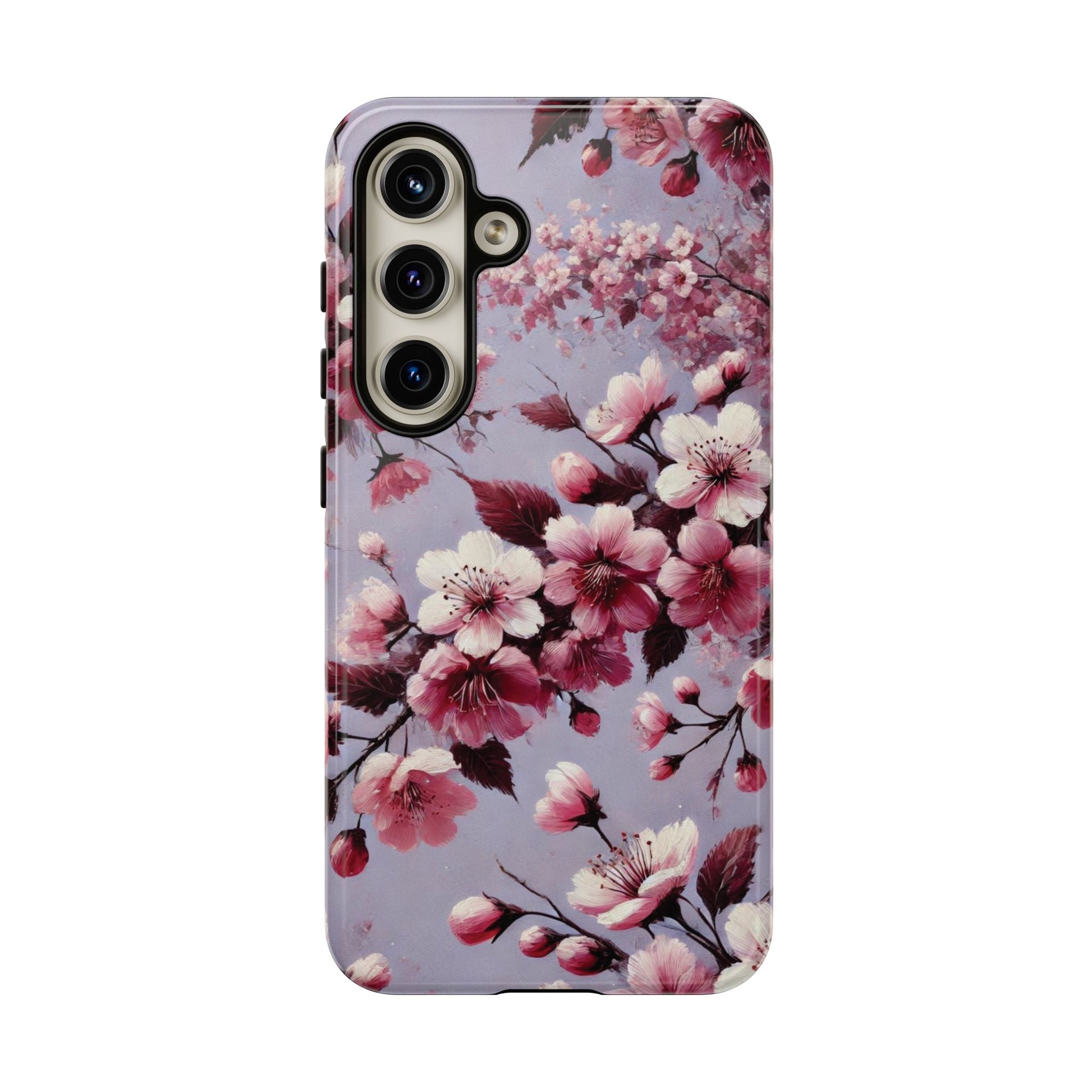 Lavender Floral Fall Phone Case for iPhone 16 pro15 14 13 12  21 23 Samsung, and Pixel | Stylish Protective Cover Gift for Her Perfect for Floral Lover