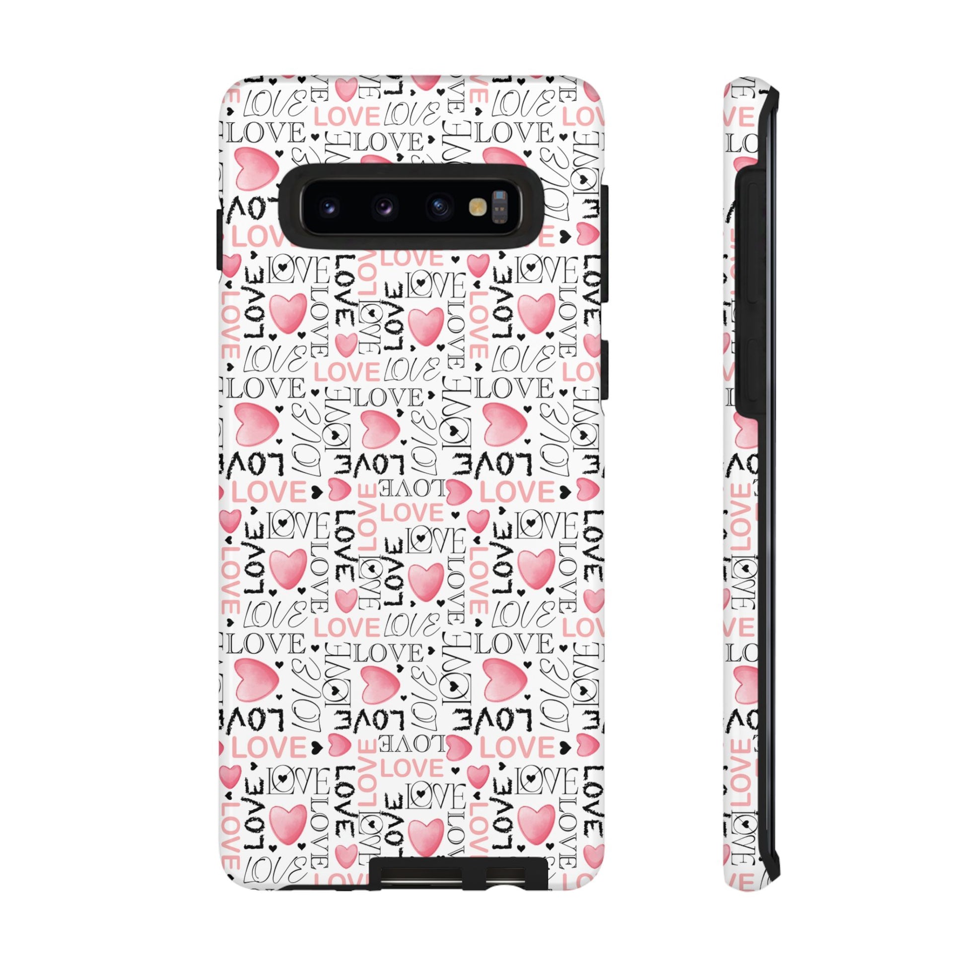 Cute Love Modern Watercolor Abstract Phone Case Compatible with iPhone, Samsung & More - Stylish, Durable Protection with Vibrant Artistic Design Perfect Gift for Her