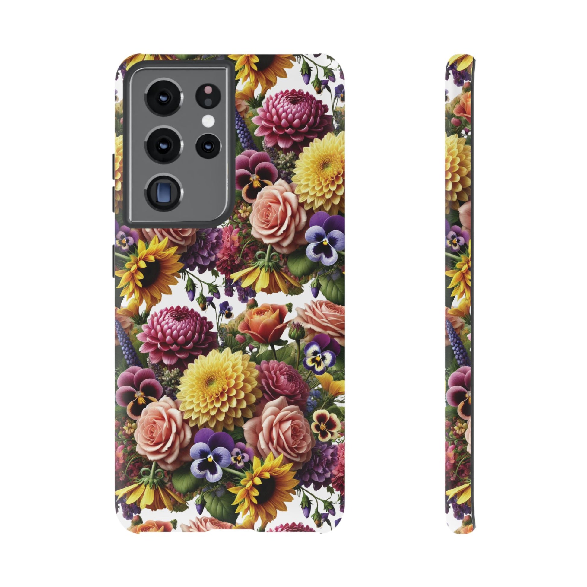 Floral Fall Phone Case for iPhone 16 15 14 13 12  21 23 Samsung, and Pixel | Stylish Protective Cover Gift for Her Perfect for Floral Lover