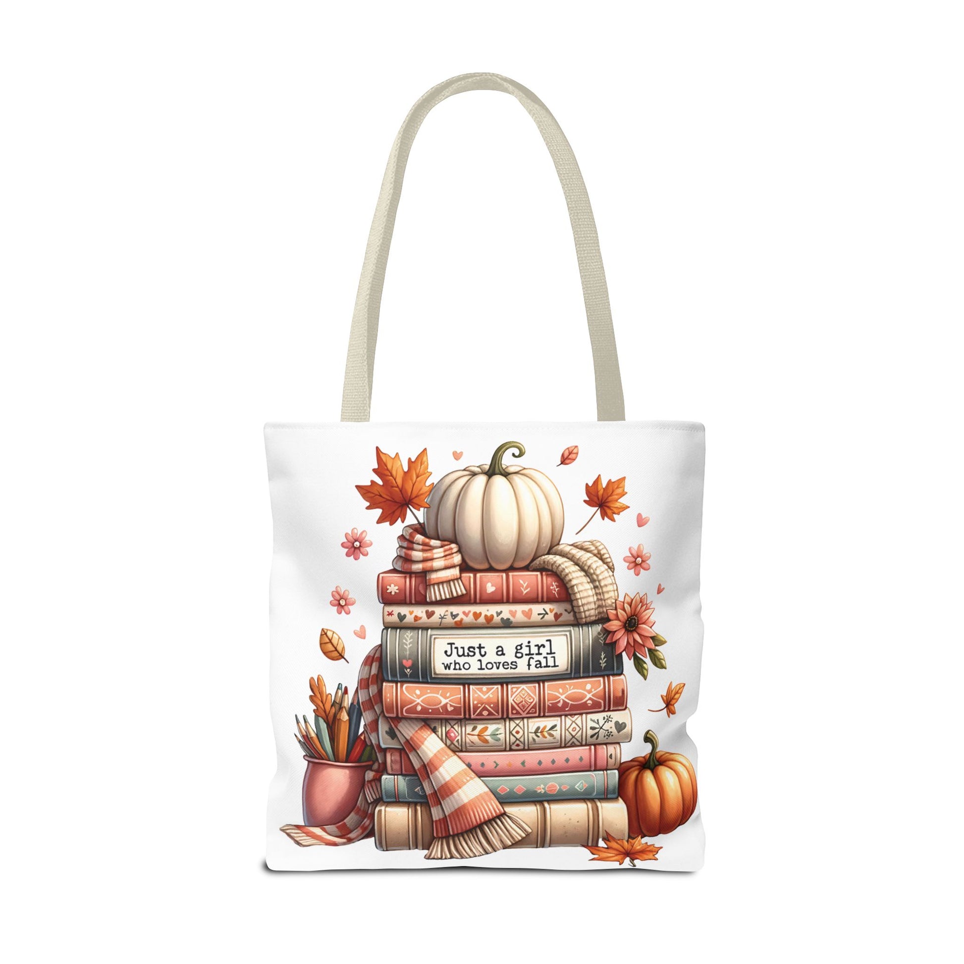 Fall Books Tote Bag - Autumn Accessory for Book Lovers - MRSBYVALLE