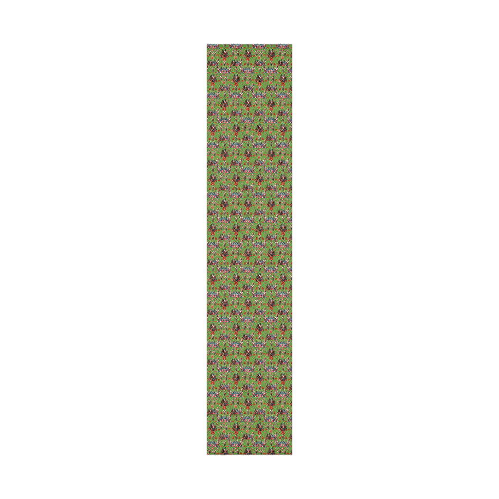 Nutcrackers Christmas Wrapping Paper | Classic Holiday Designs | Nostalgic Gift Wrap | Mid-Century Holiday Patterns | Unique Retro Christmas Decorations | Festive Retro Style Christmas - MRSBYVALLE