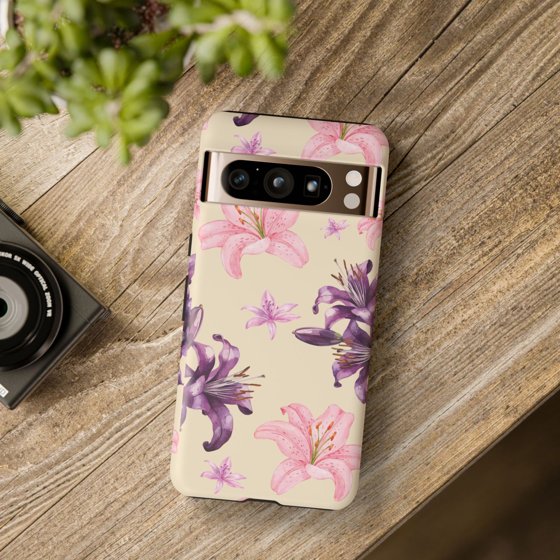 Blooming Tiger Lily Phone Case - Compatible with iPhone, Samsung, and Pixel | Stylish Protective Cover Gift for Her Perfect for Floral Lover