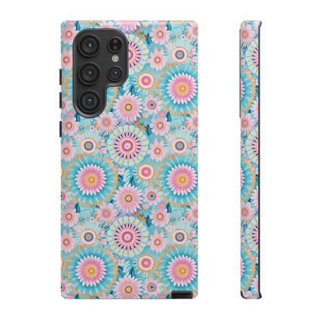 Boho Modern Watercolor Abstract Phone Case Compatible with iPhone, Samsung & More - Stylish, Durable Protection with Vibrant Artistic Design Perfect Gift for Her