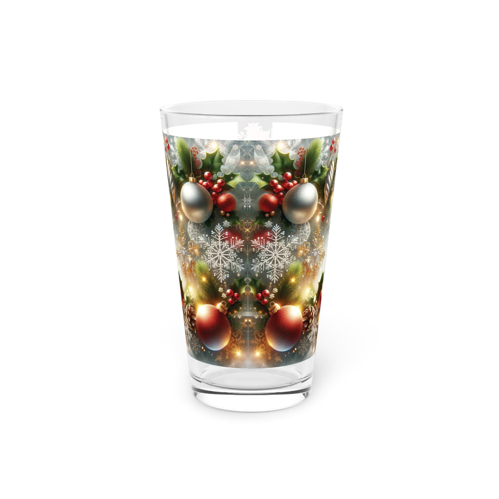 Best Christmas Theme 16oz Pint Glass Festive Holiday Design, Perfect for Seasonal Drinks, Cheerful Decor, Ideal Gift for Christmas Celebrations and PartiesElegance Durable, High-Quality Glassware Perfect for Parties - MRSBYVALLE