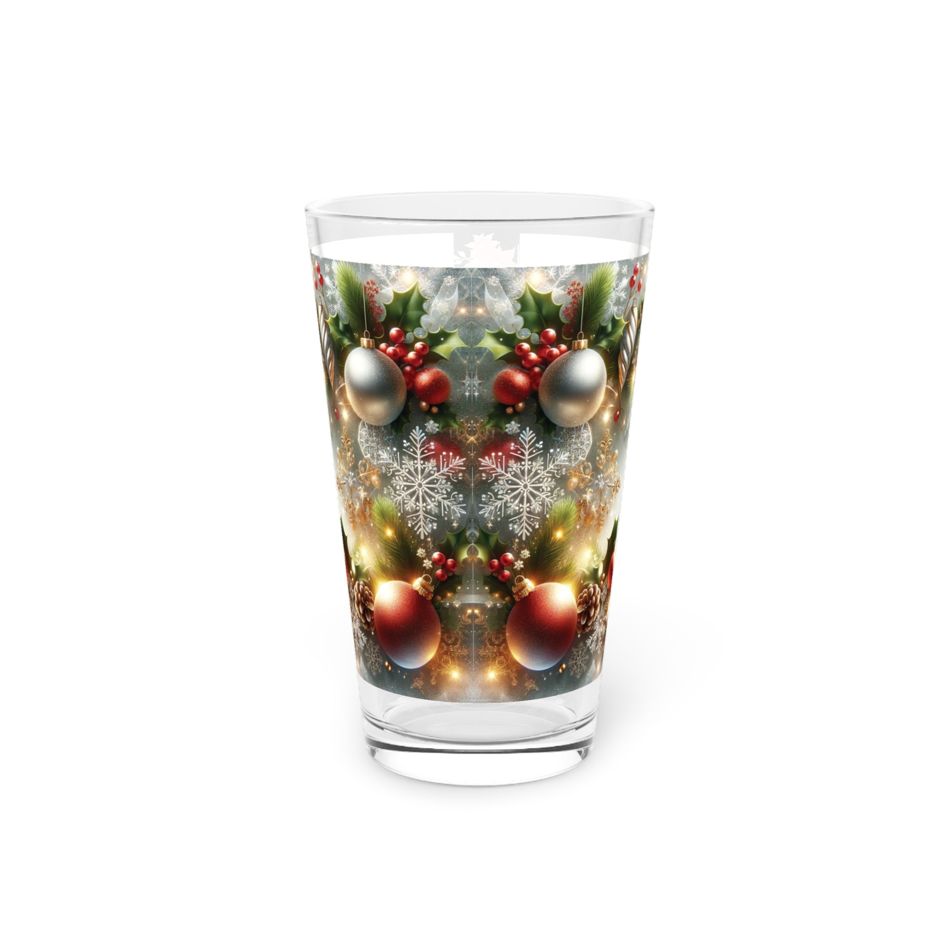 Best Christmas Theme 16oz Pint Glass Festive Holiday Design, Perfect for Seasonal Drinks, Cheerful Decor, Ideal Gift for Christmas Celebrations and PartiesElegance Durable, High-Quality Glassware Perfect for Parties - MRSBYVALLE