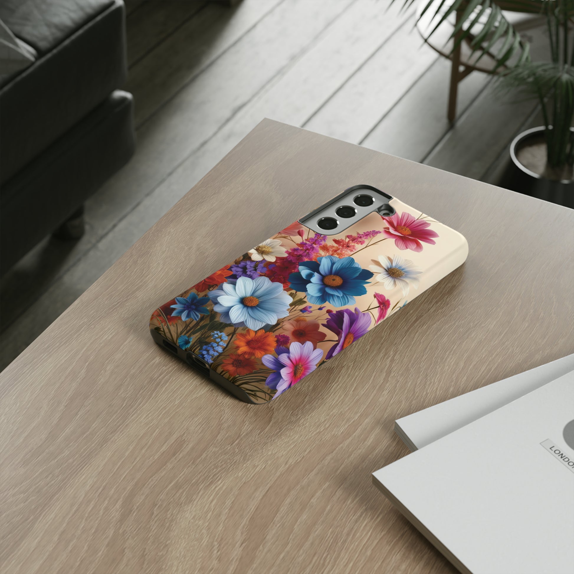 Best Phone Case Floral 3D Illusion Luxury Tough Case Floral Elegant Durable Stylish for Modern Devices iPhone 15, Samsung iPhone Samsung Accessory Gift for Her.
