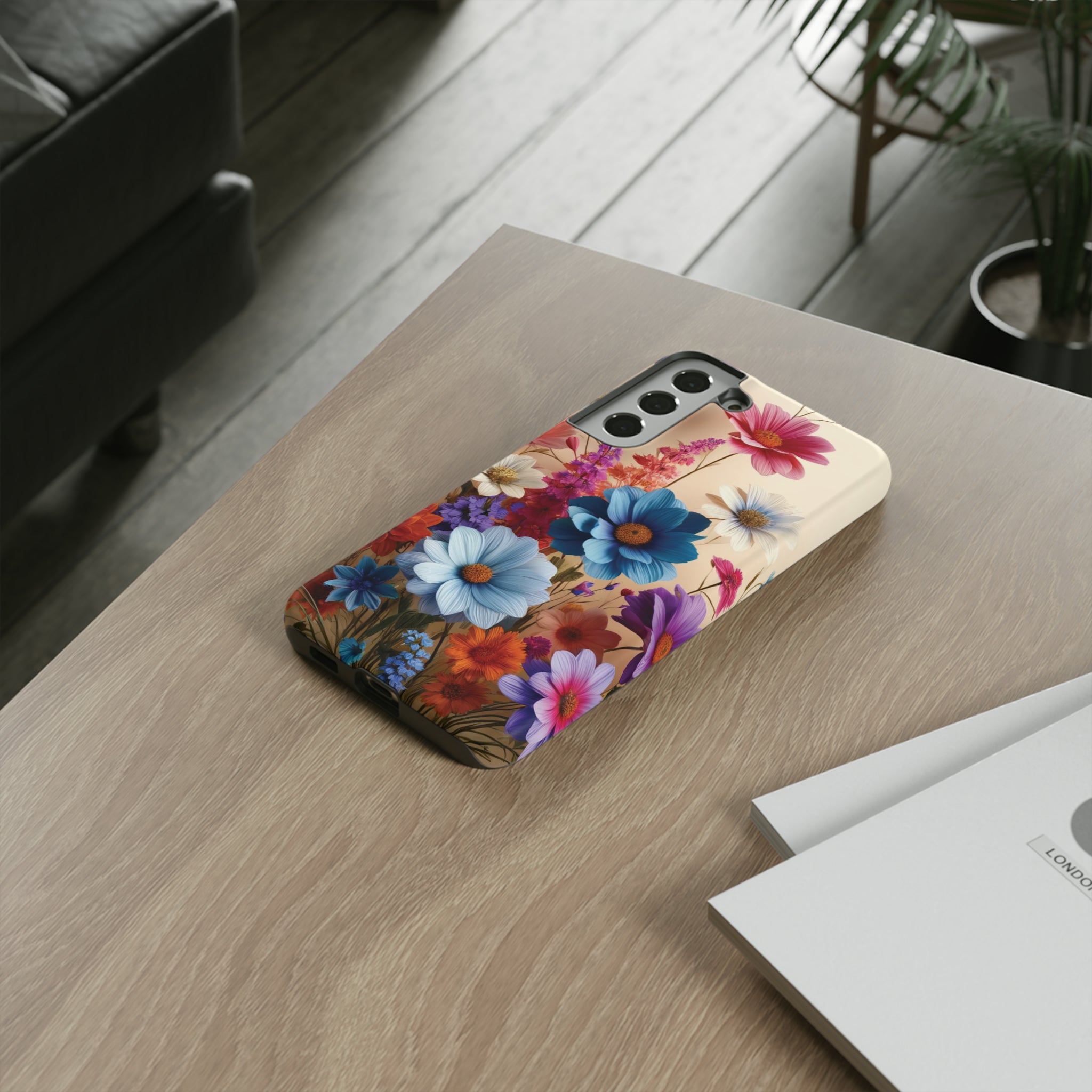 Best Phone Case Floral 3D Illusion Luxury Tough Case Floral Elegant Durable Stylish for Modern Devices iPhone 15, Samsung iPhone Samsung Accessory Gift for Her.