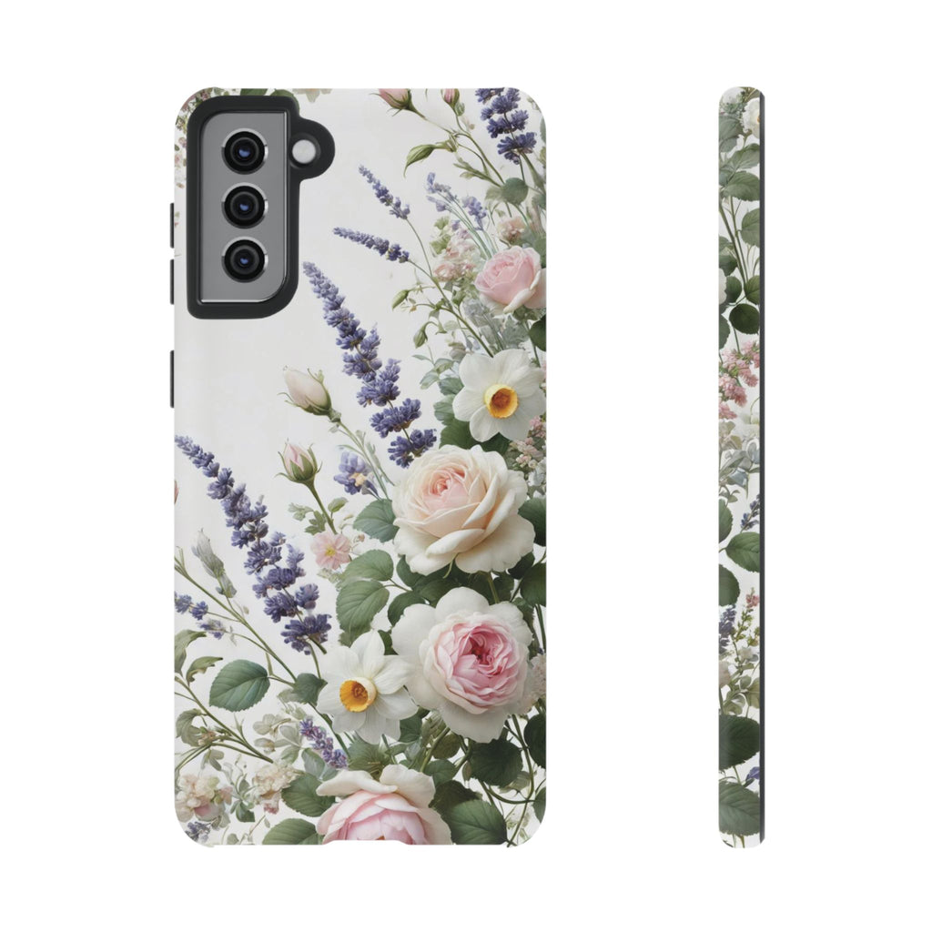Boho Floral Fall Phone Case for iPhone 17,16  21 23 Samsung, and Pixel | Stylish Protective Cover Gift for Her Perfect for Floral Lover