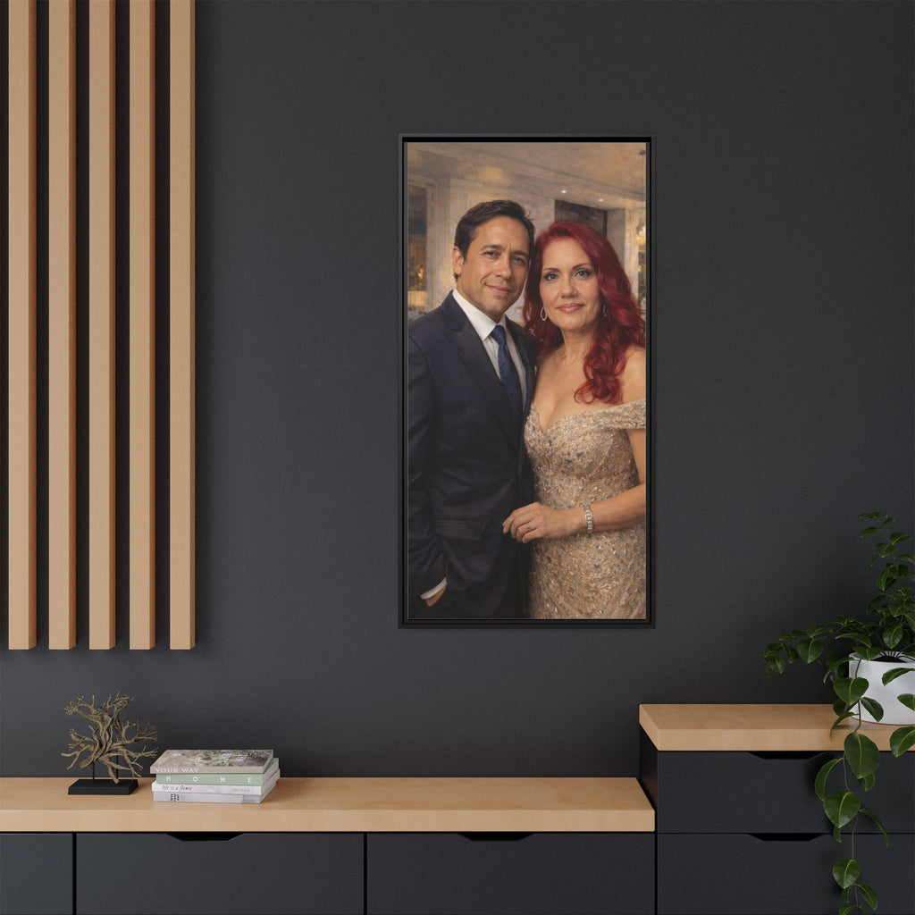 Custom Oil Painting Illusion Canvas – Luxury Portrait Art